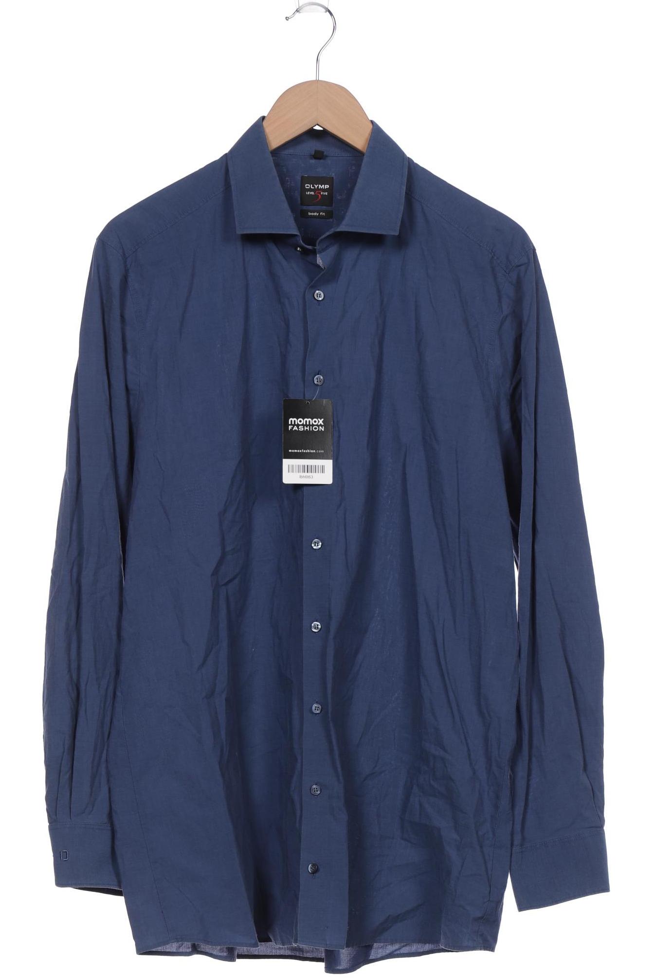 

Olymp Herren Hemd, blau