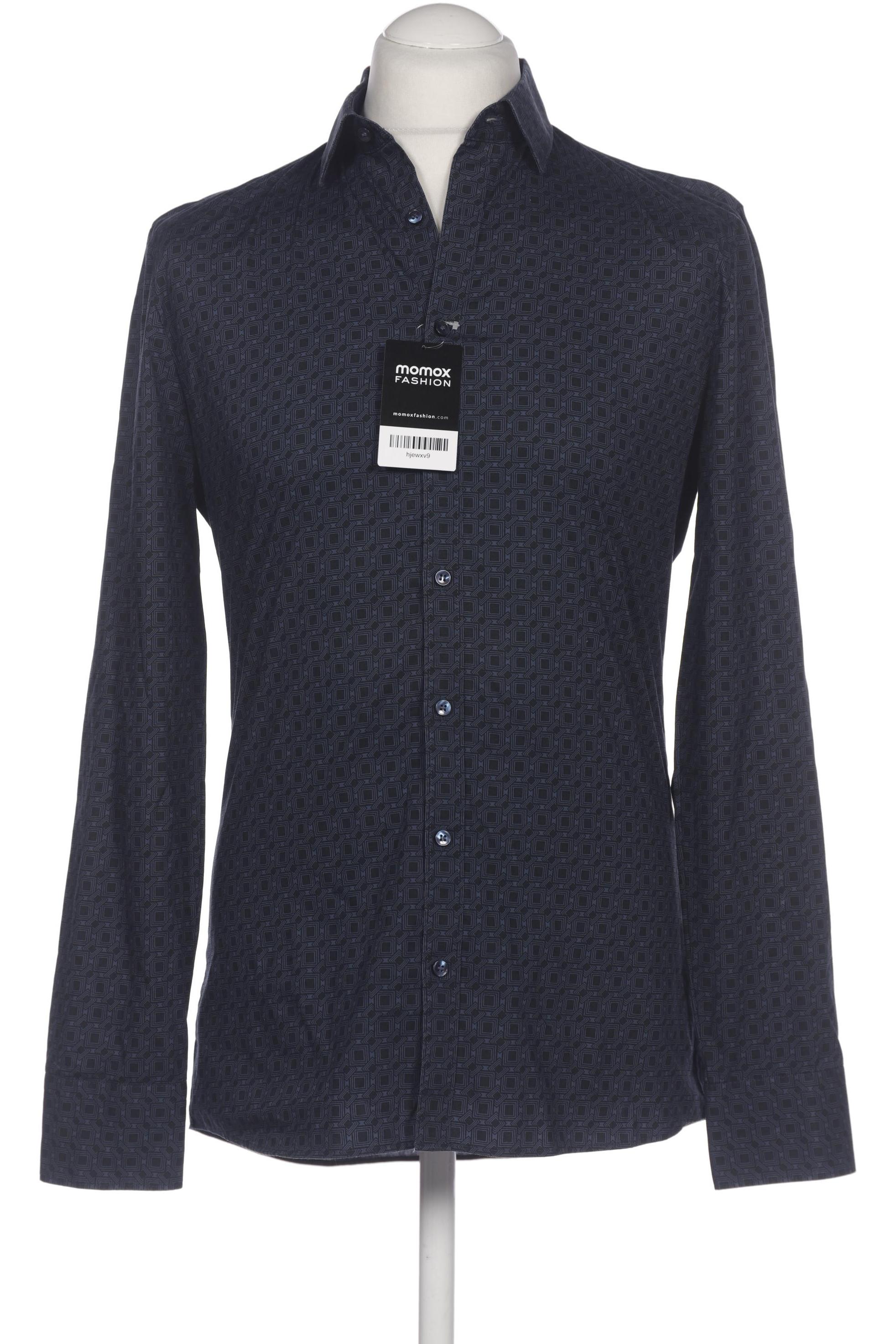 

Olymp Herren Hemd, marineblau, Gr. 50