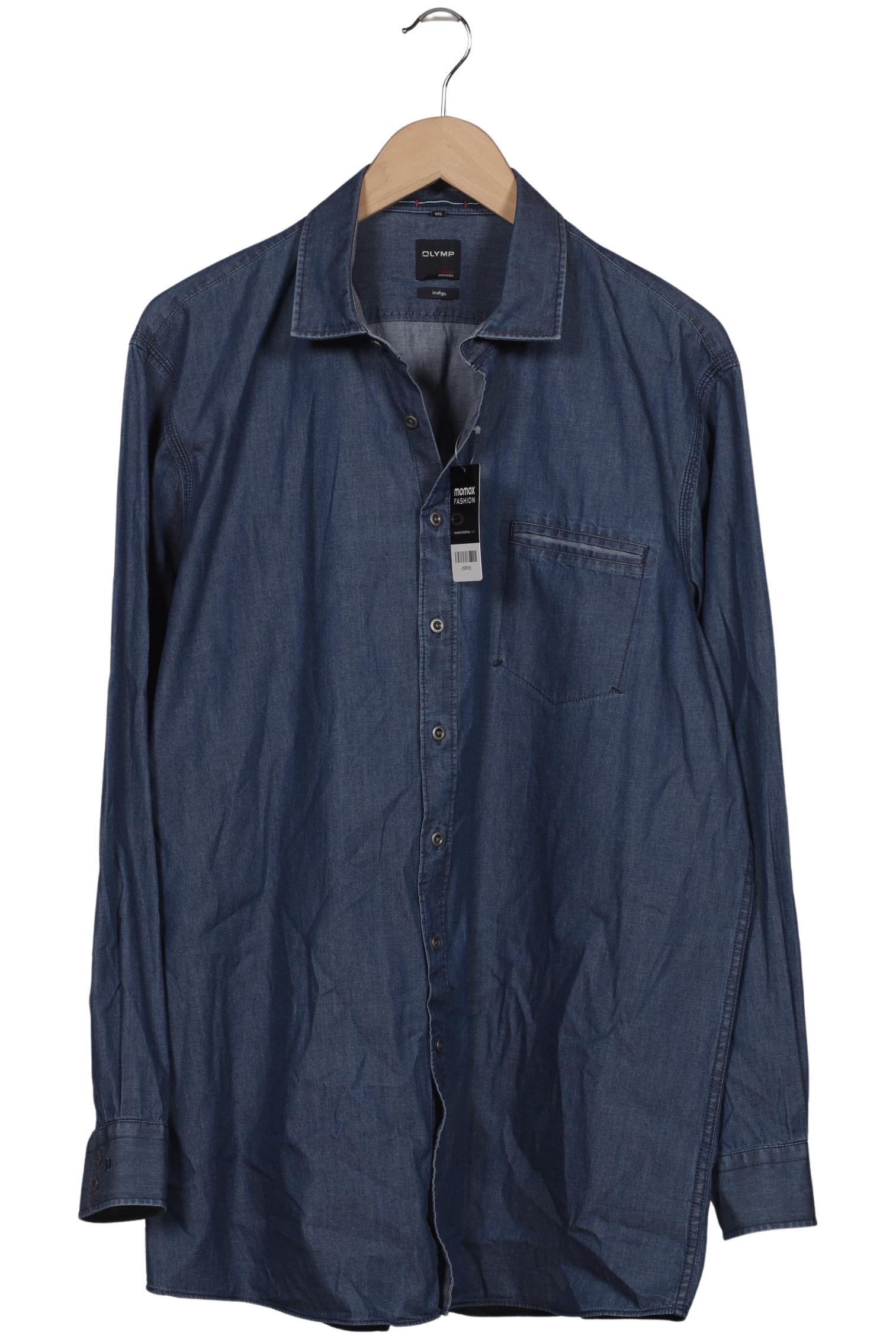 

Olymp Herren Hemd, blau, Gr. 56
