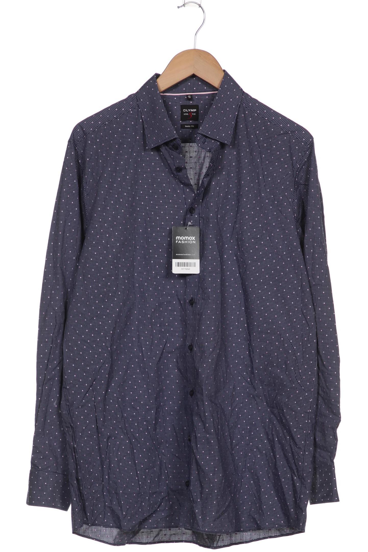 

Olymp Herren Hemd, marineblau