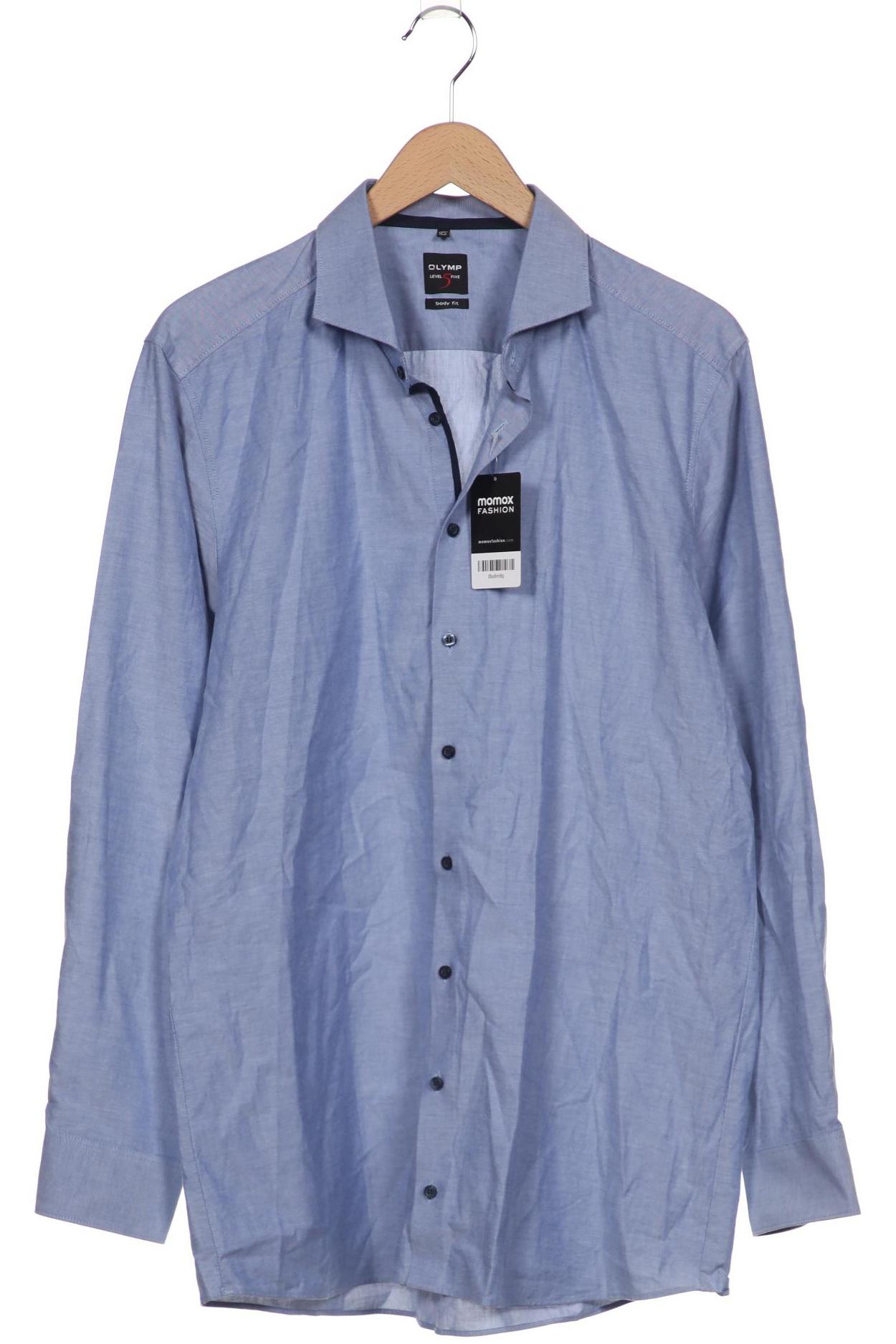 

Olymp Herren Hemd, blau