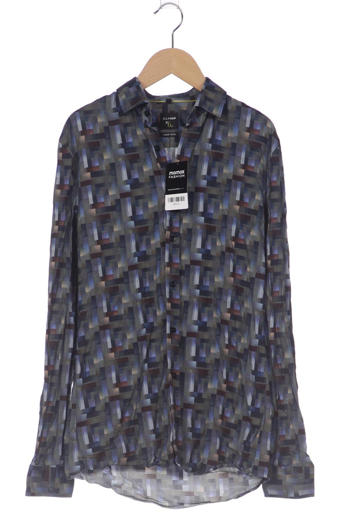 

Olymp Herren Hemd, blau, Gr. 46