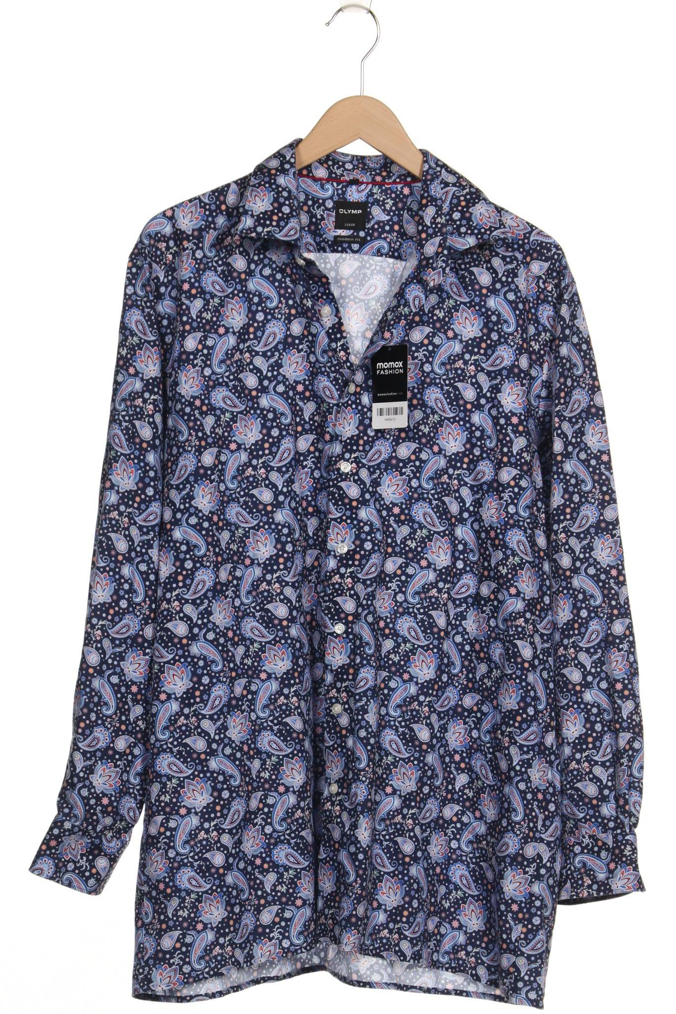 

Olymp Herren Hemd, marineblau, Gr. 56