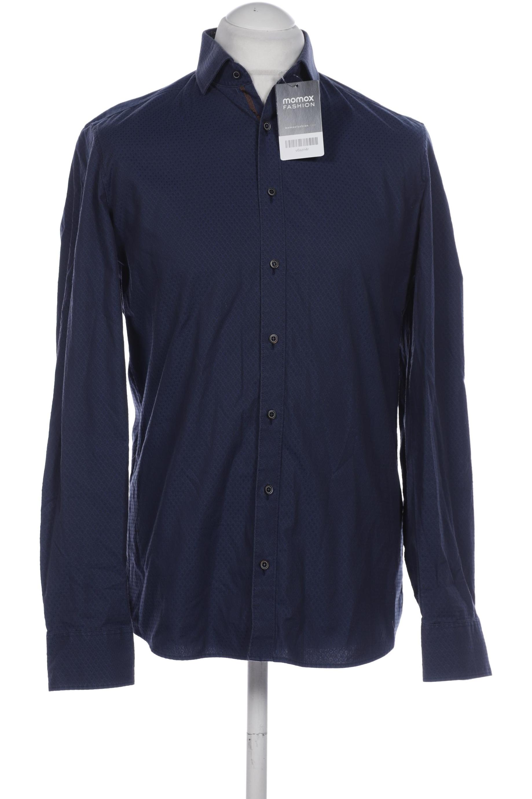 

Olymp Herren Hemd, marineblau, Gr. 50