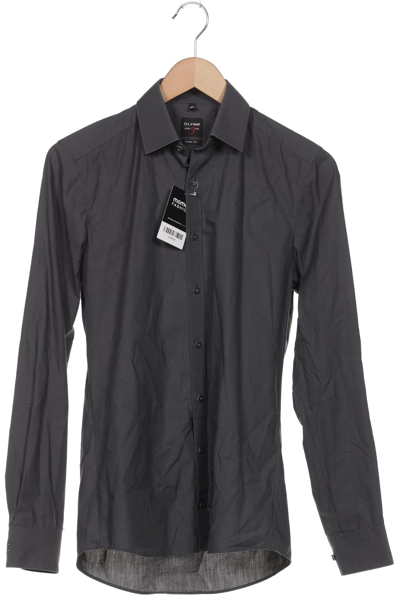 Thumbnail - Olymp Herren Hemd, grau, Gr. 44