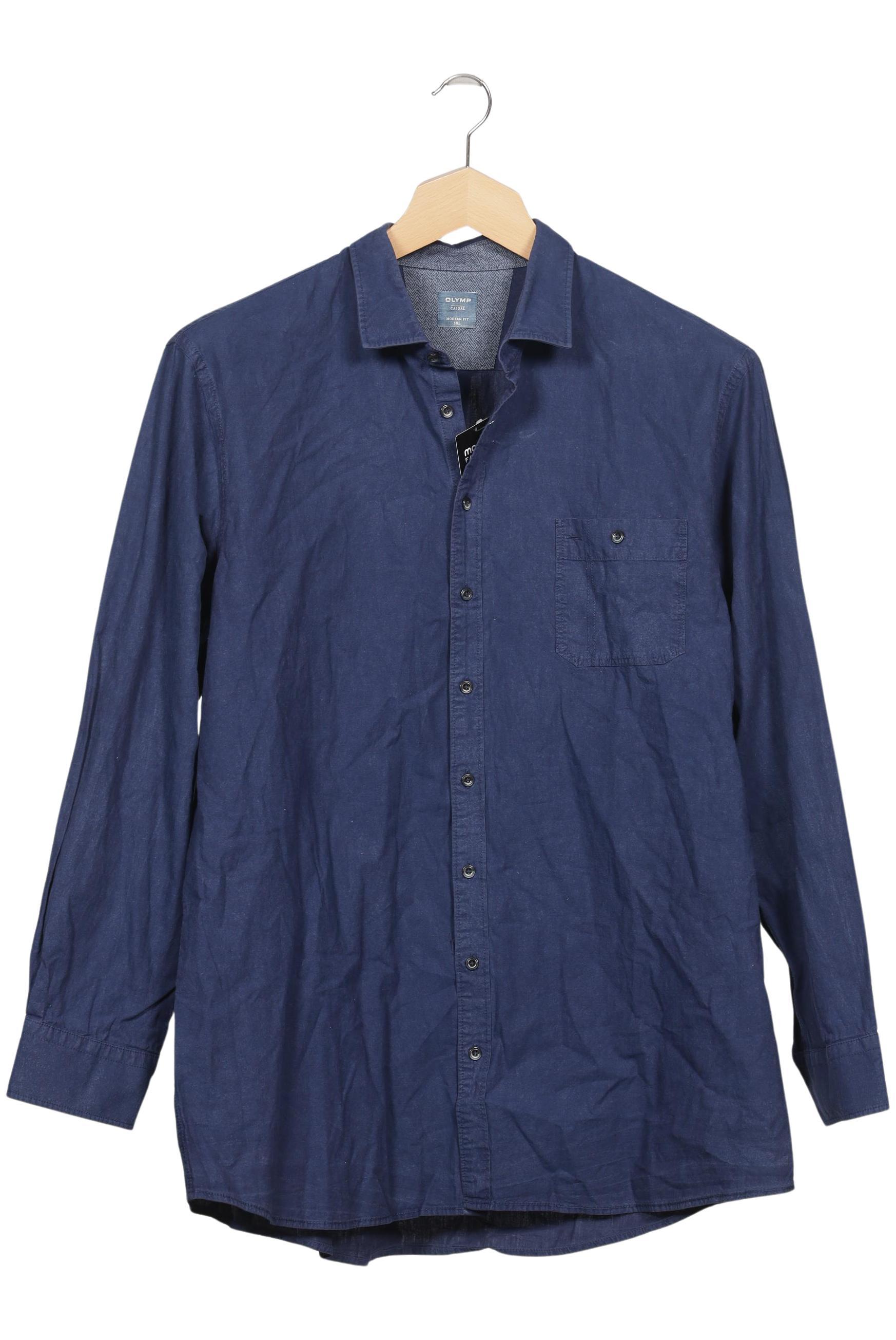 Thumbnail - Olymp Herren Hemd, marineblau, Gr. 58
