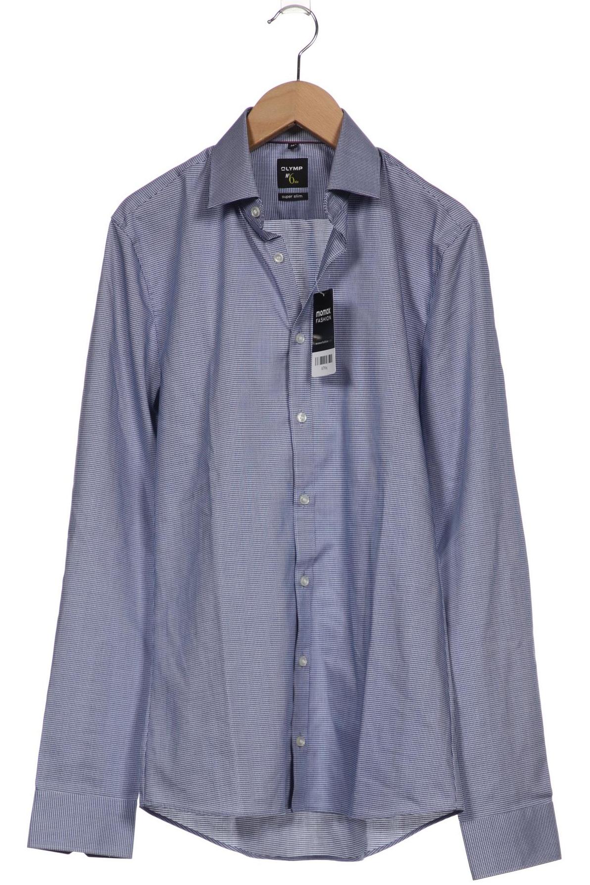 

Olymp Herren Hemd, blau