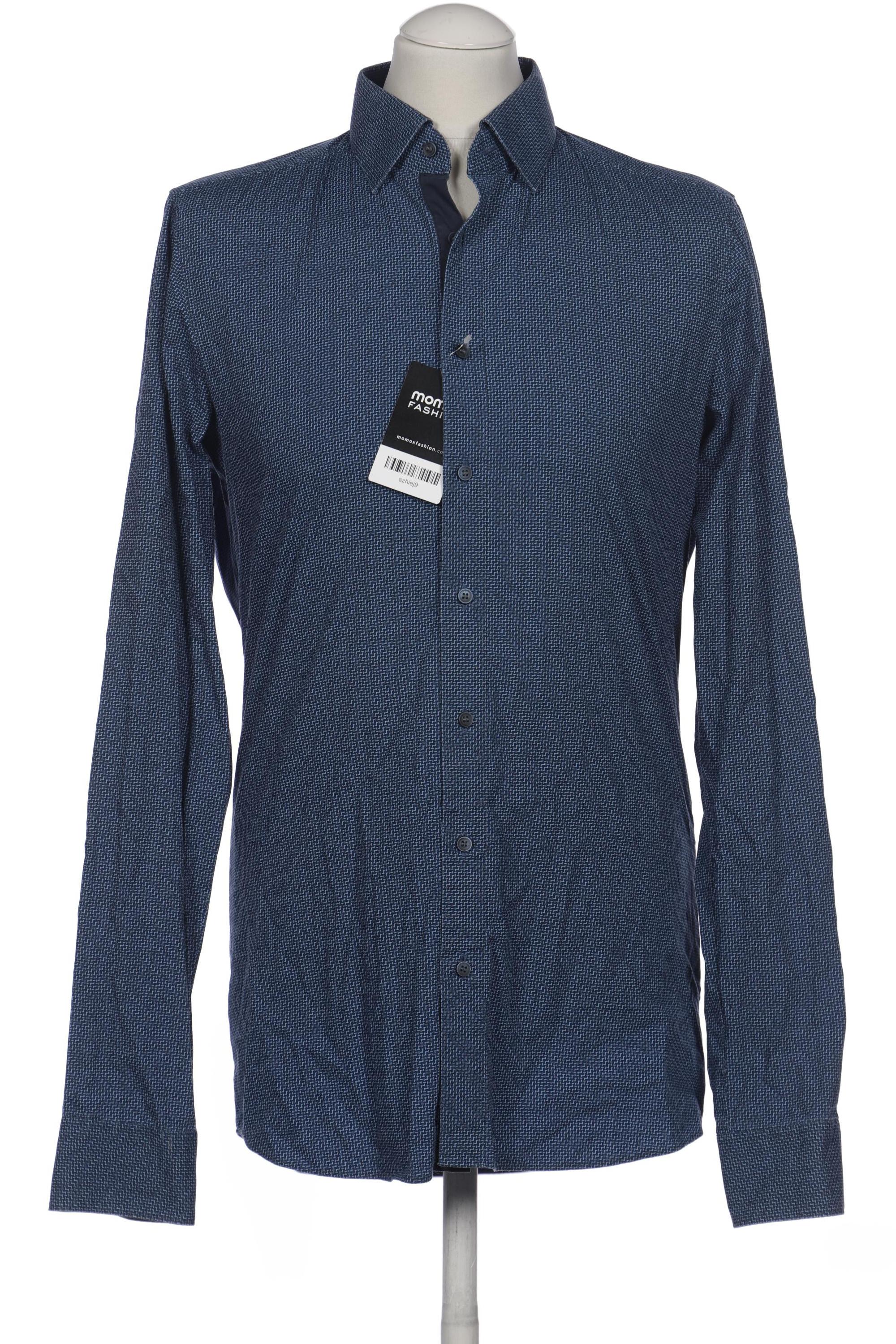 

Olymp Herren Hemd, blau