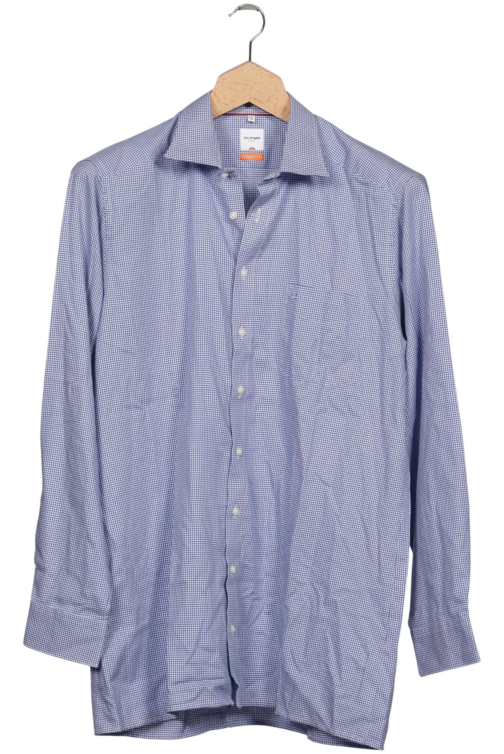 

Olymp Herren Hemd, blau, Gr. 56