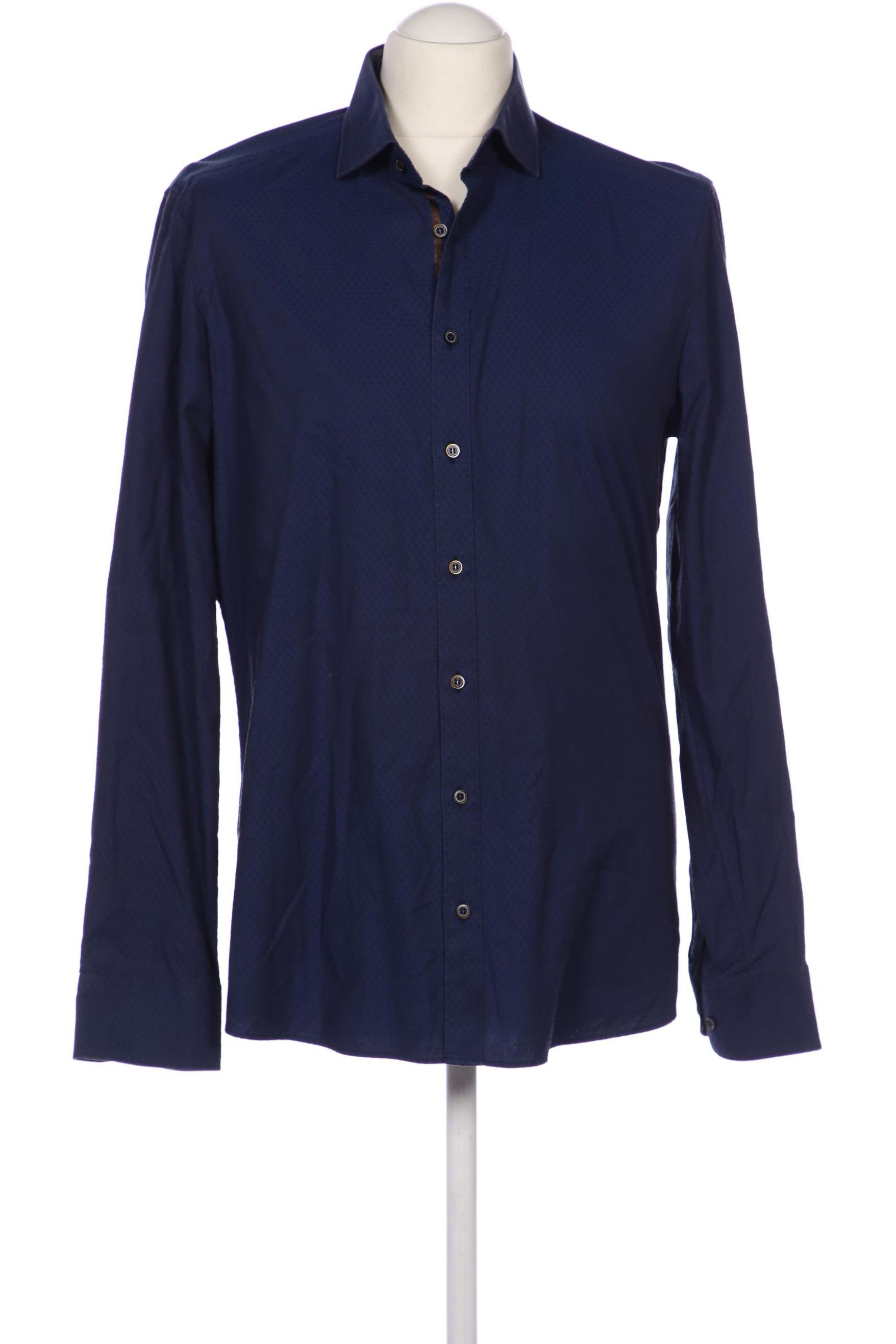 

Olymp Herren Hemd, marineblau, Gr. 52