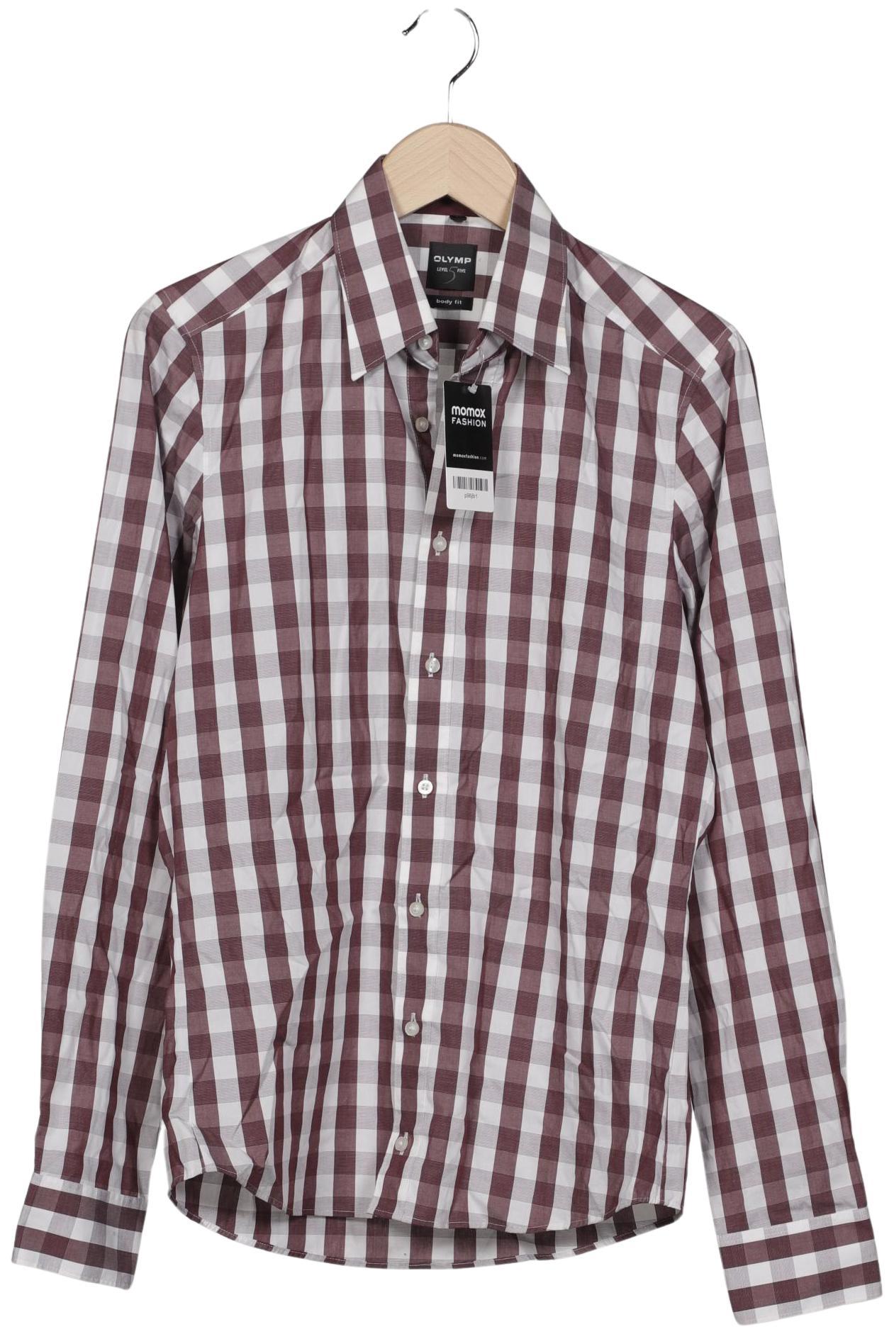 

Olymp Herren Hemd, bordeaux, Gr. 46