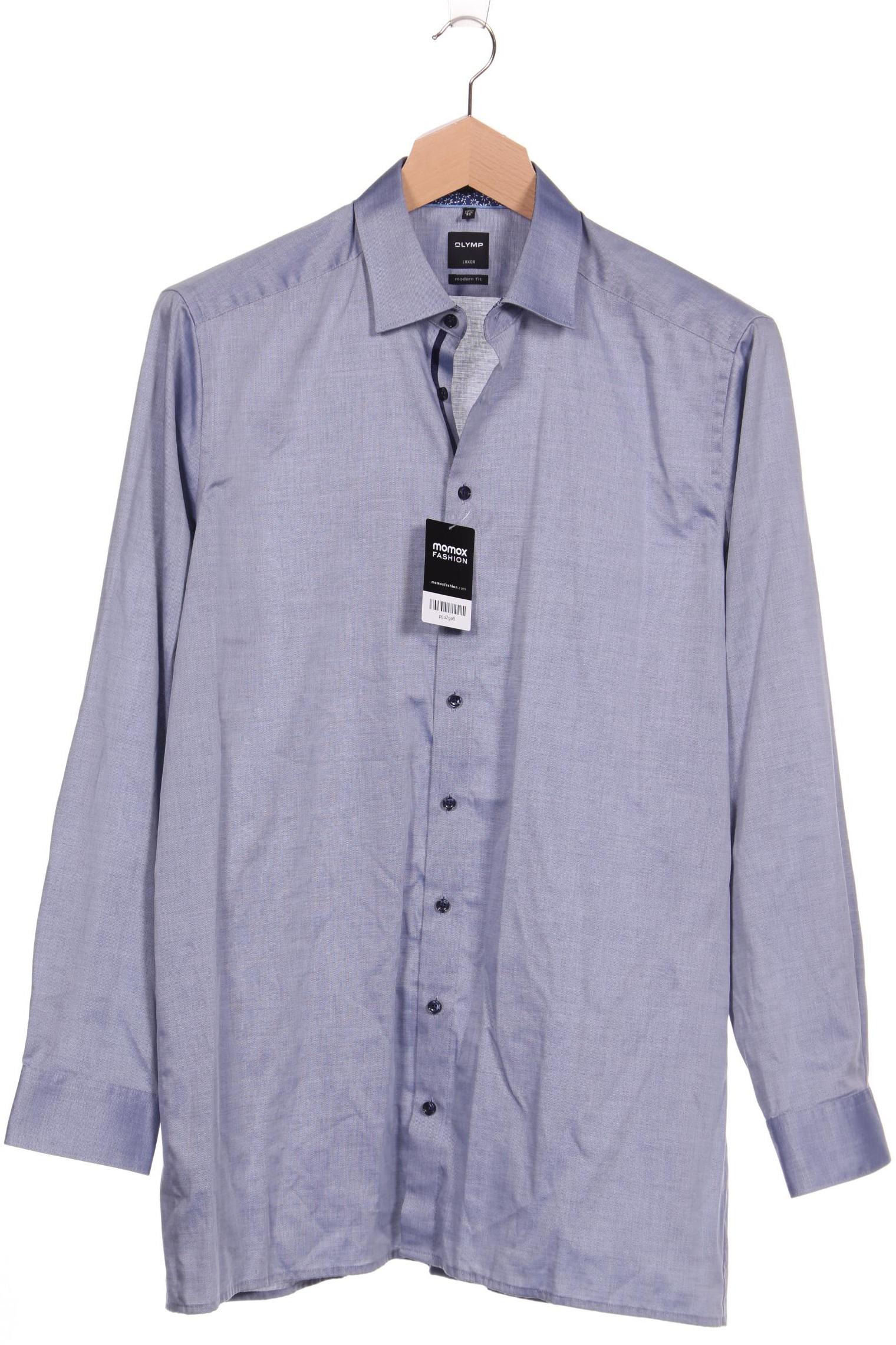 

Olymp Herren Hemd, blau