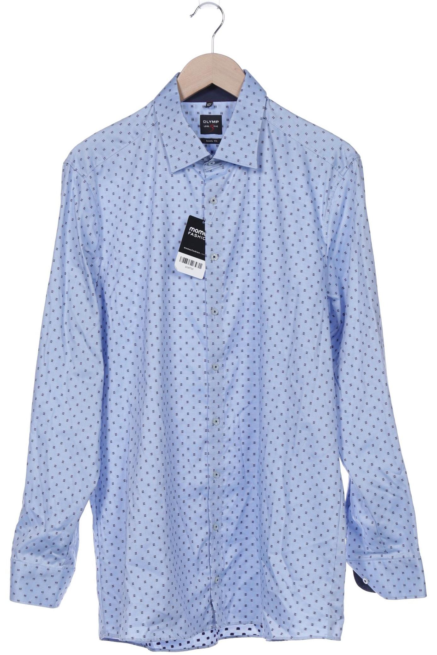 

Olymp Herren Hemd, blau, Gr. 56