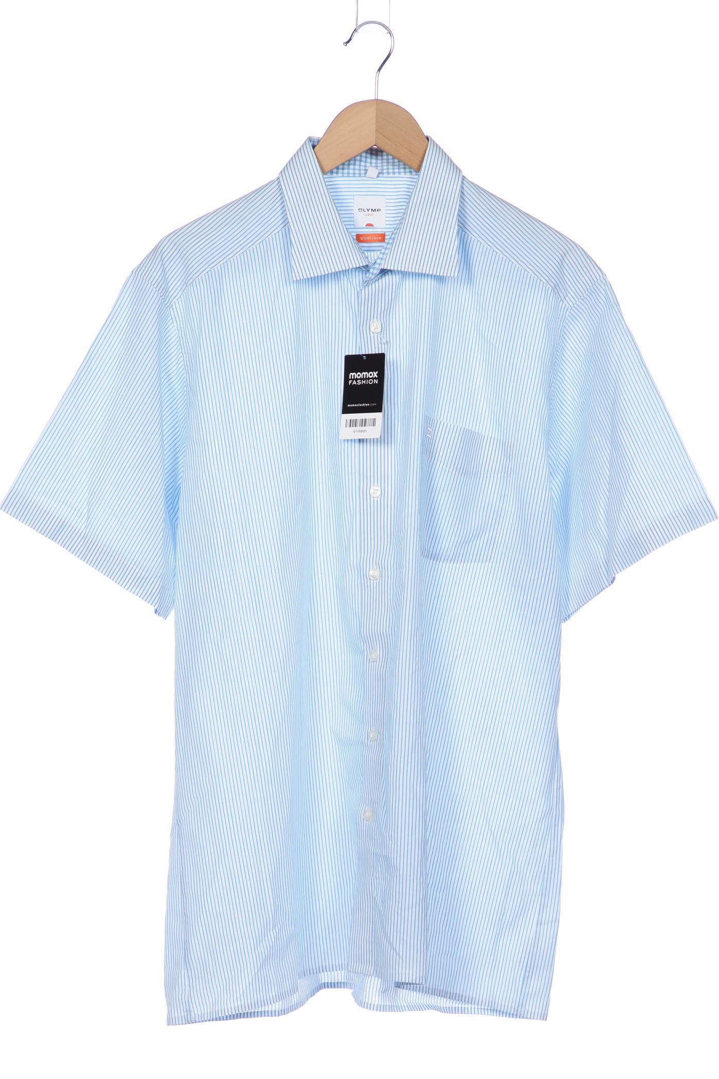 

Olymp Herren Hemd, blau