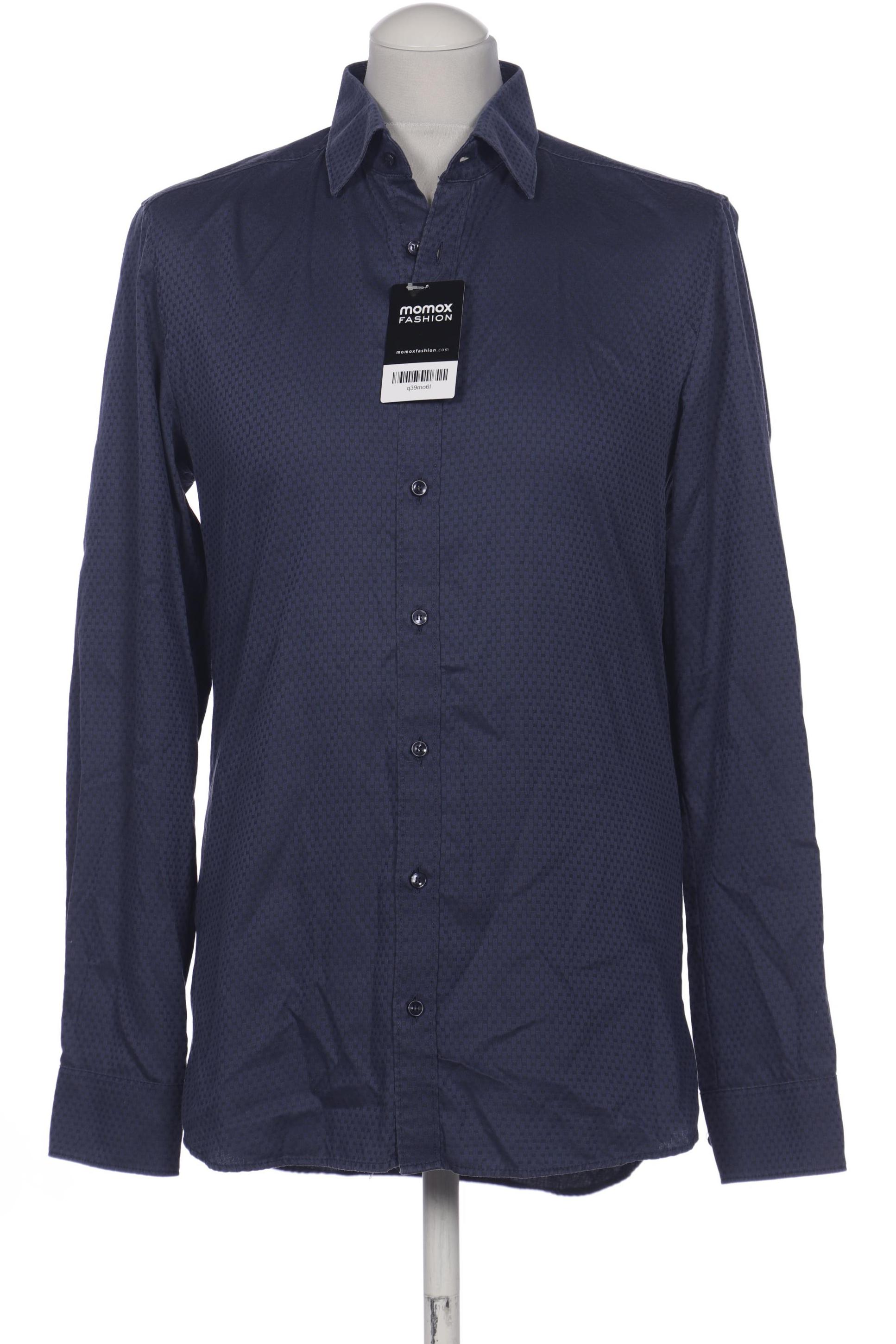 

Olymp Herren Hemd, marineblau, Gr. 50