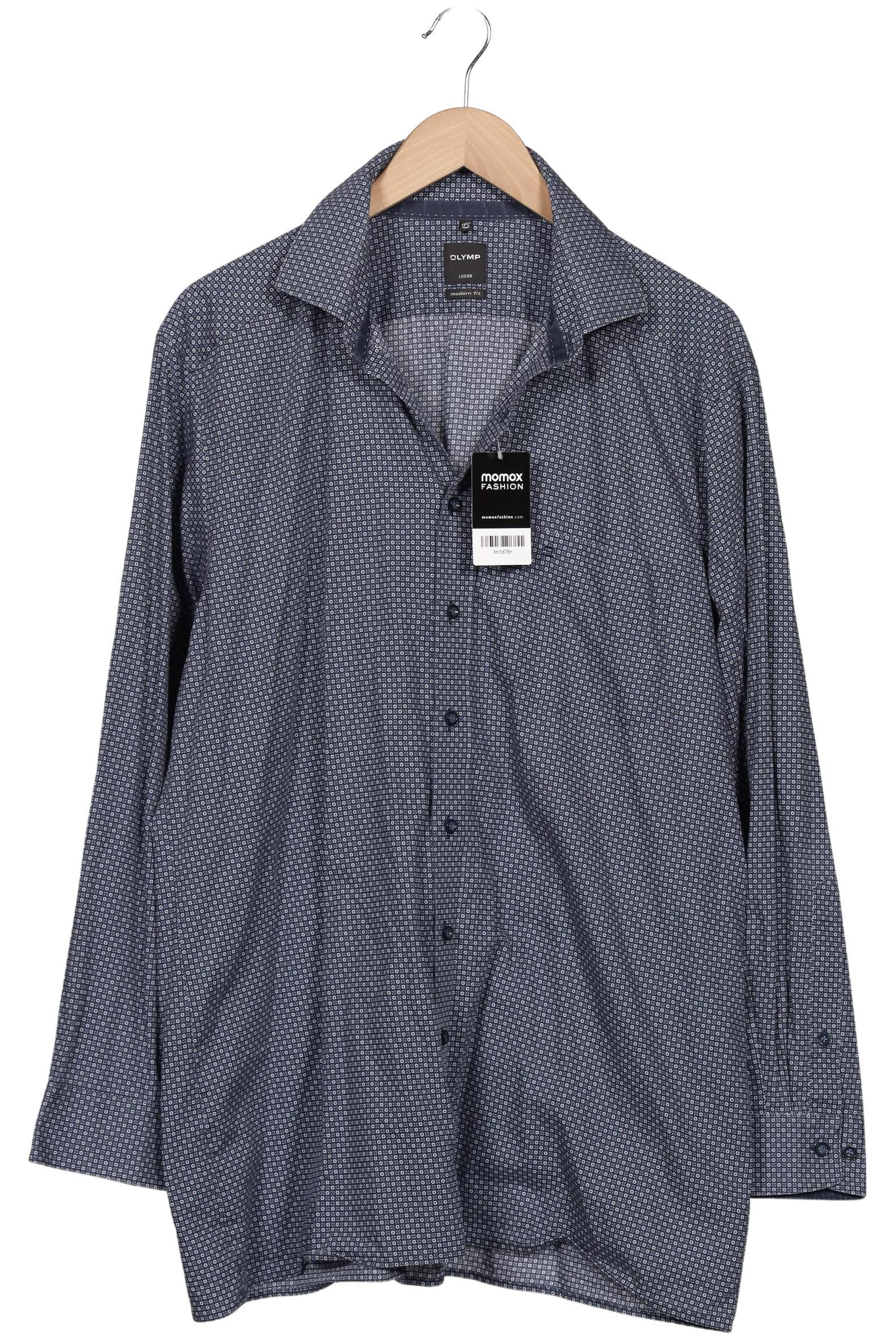 

Olymp Herren Hemd, marineblau, Gr. 56