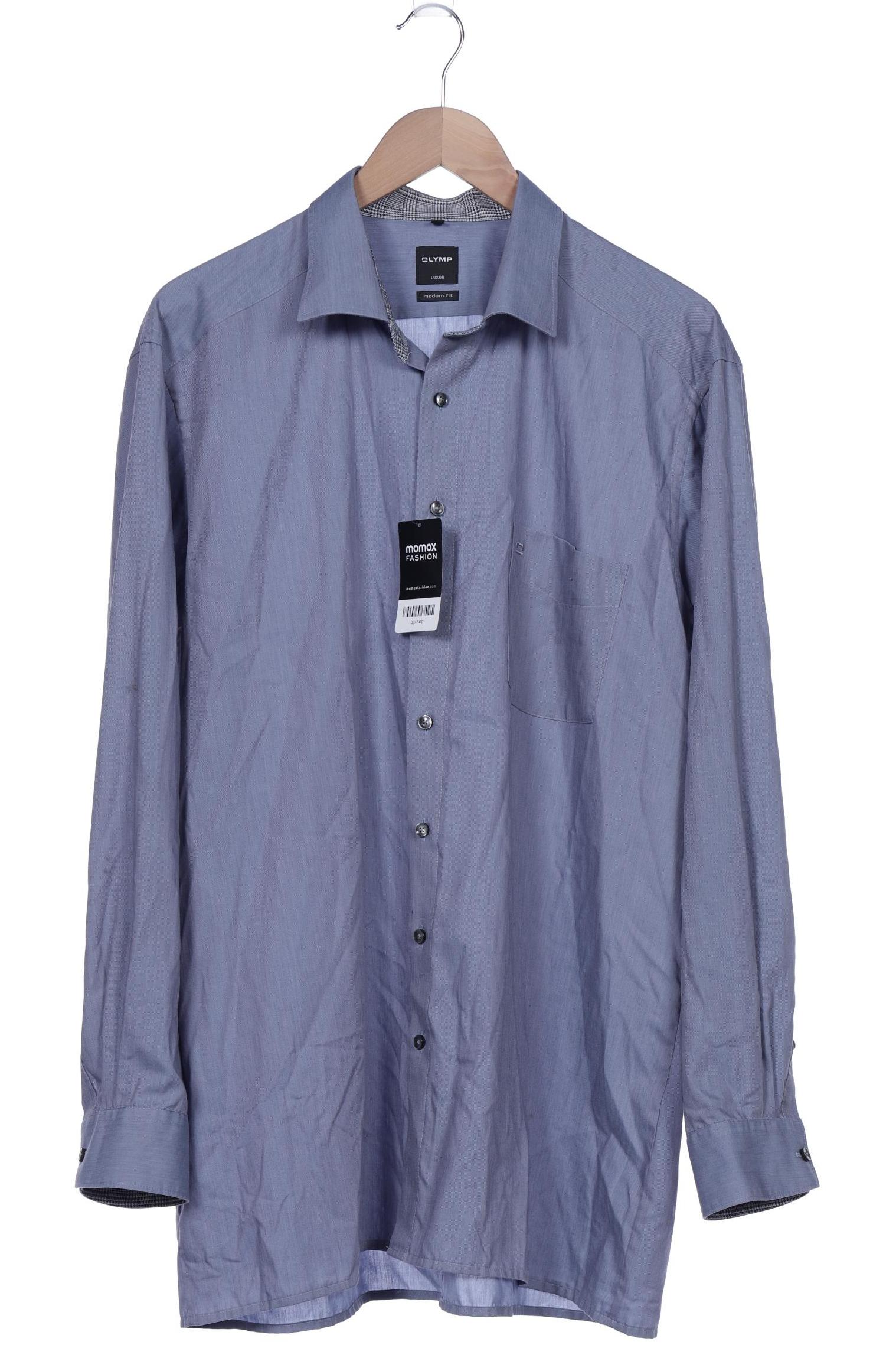 

Olymp Herren Hemd, blau