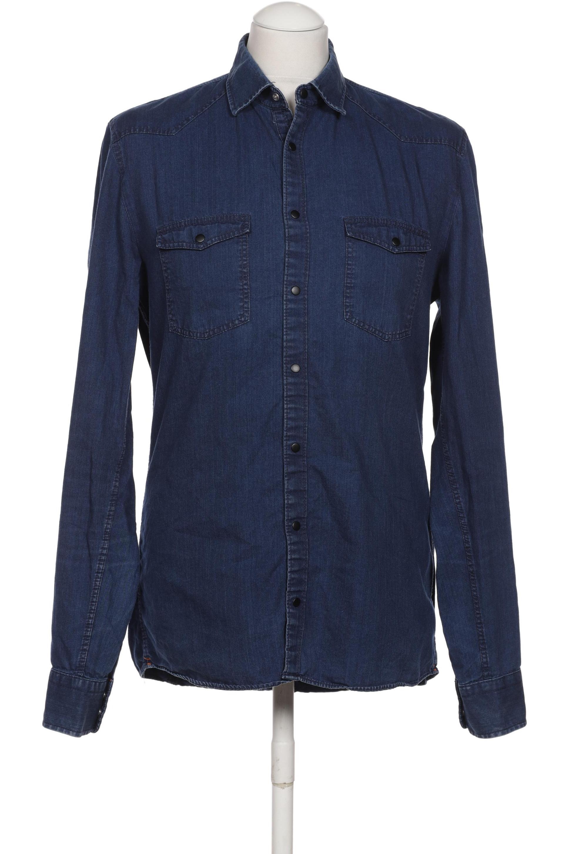 

Olymp Herren Hemd, marineblau, Gr. 48