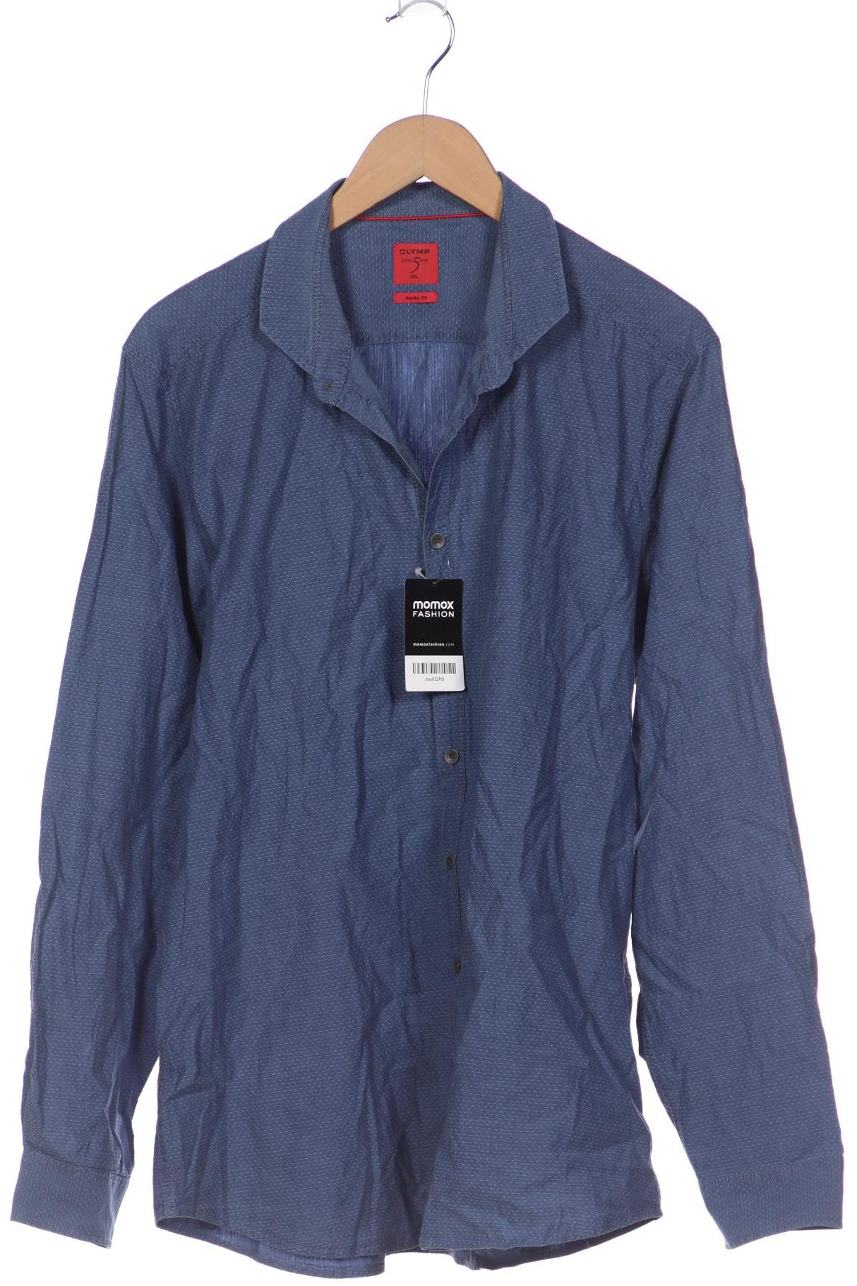 

Olymp Herren Hemd, blau