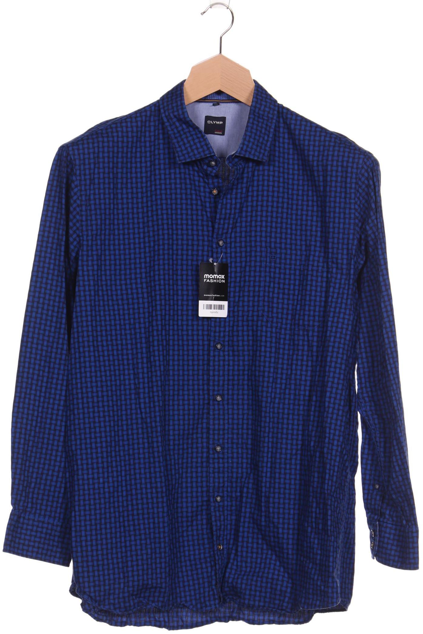 

Olymp Herren Hemd, blau