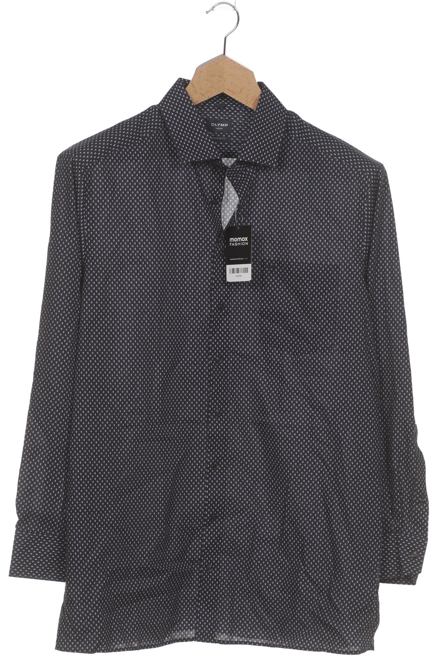 

Olymp Herren Hemd, marineblau, Gr. 56