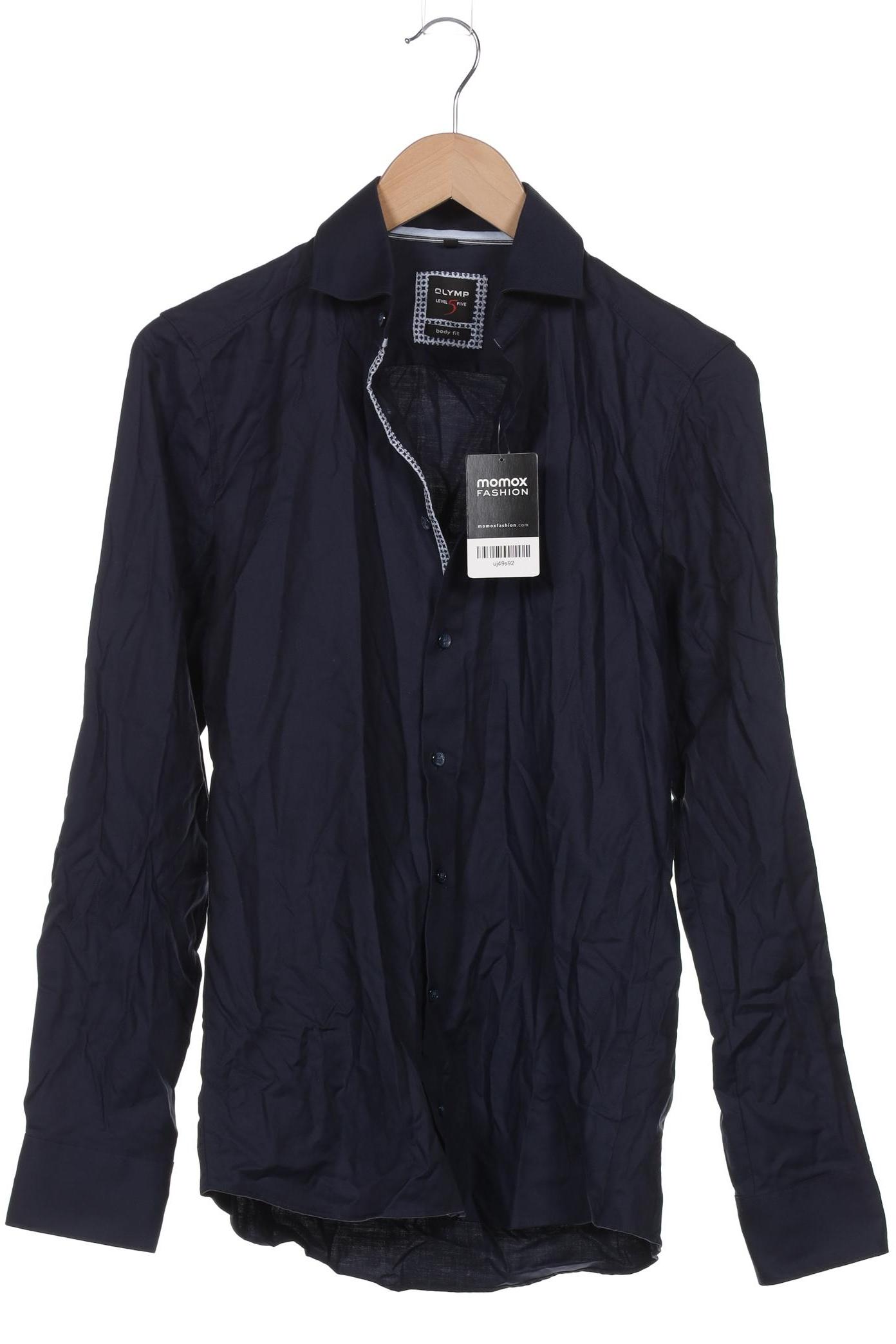 

Olymp Herren Hemd, marineblau, Gr. 46