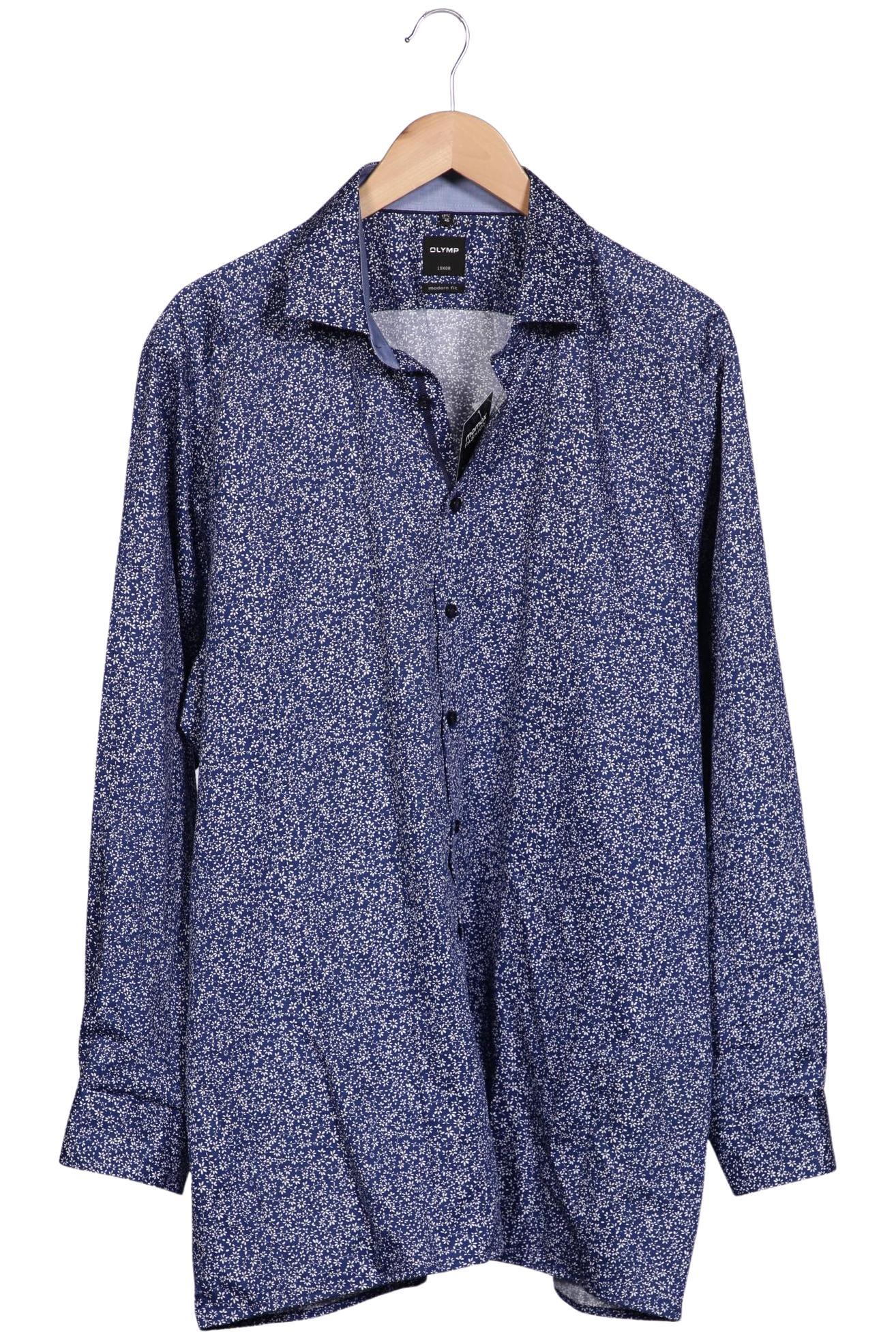 

Olymp Herren Hemd, marineblau, Gr. 56