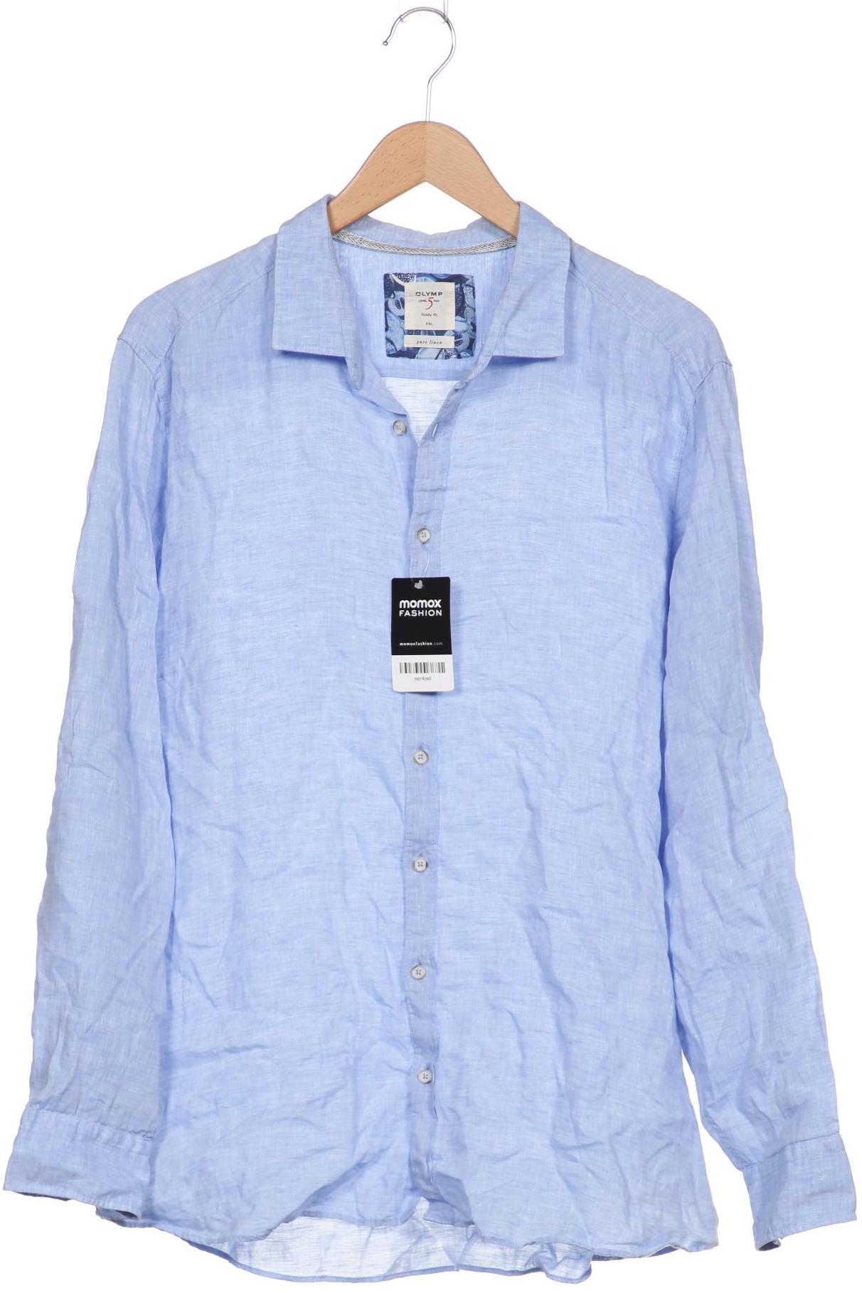 

Olymp Herren Hemd, blau