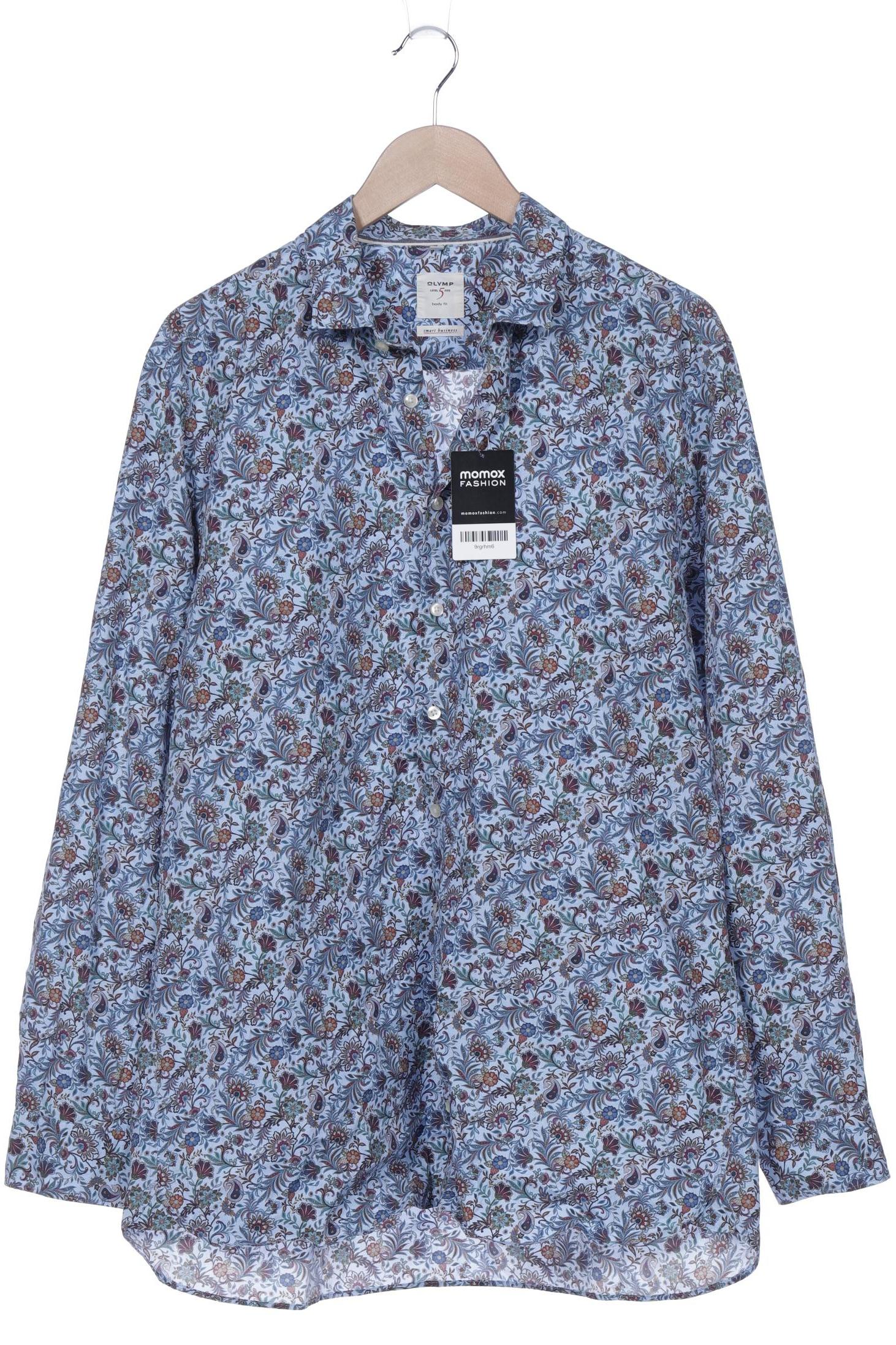 

Olymp Herren Hemd, blau, Gr. 56