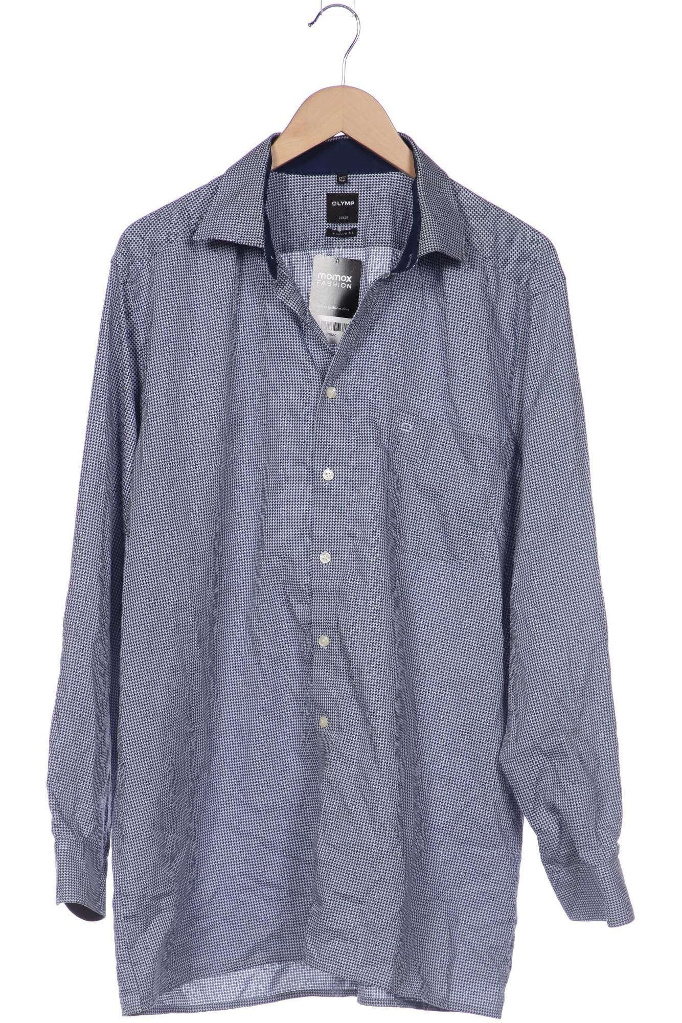 

Olymp Herren Hemd, blau