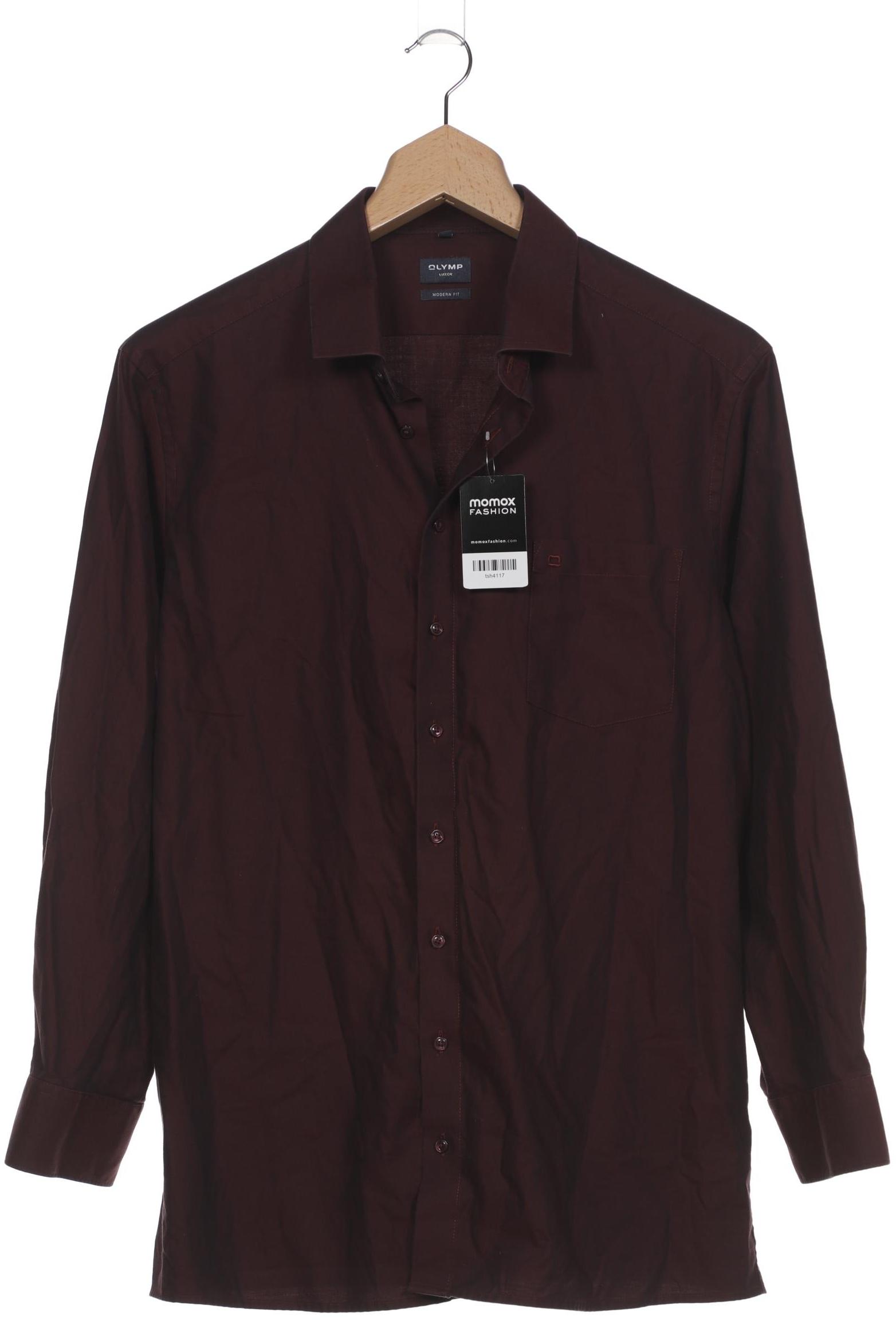 

Olymp Herren Hemd, bordeaux, Gr. 58