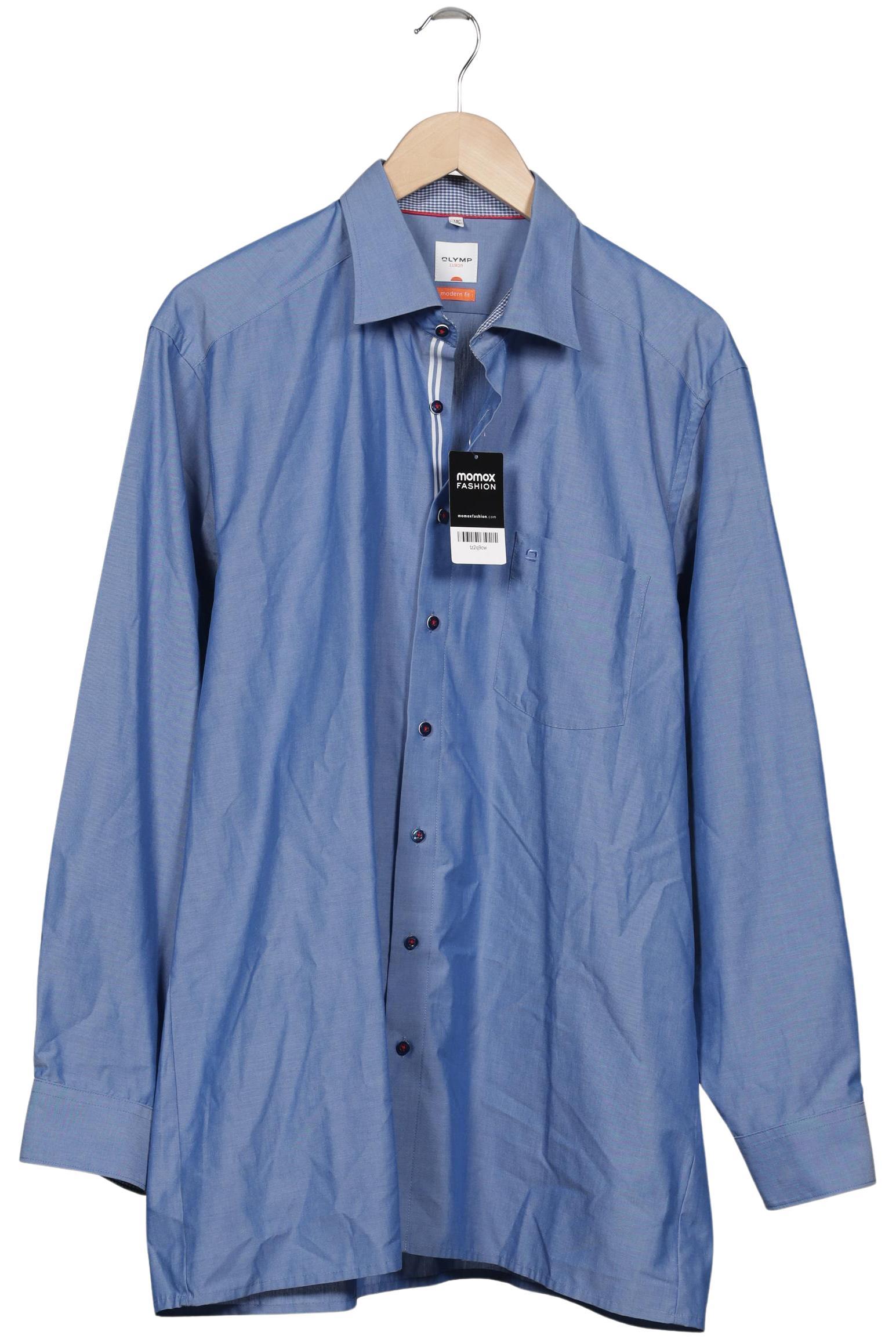

Olymp Herren Hemd, blau, Gr. 56
