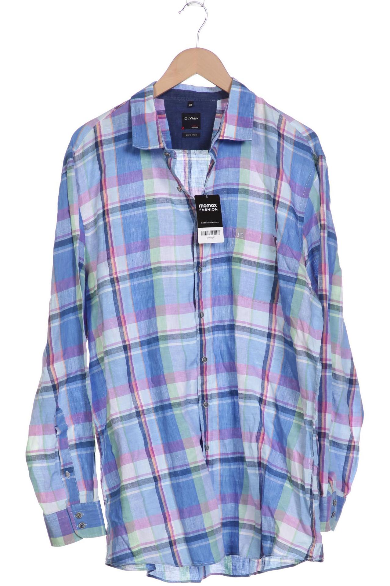 

Olymp Herren Hemd, blau