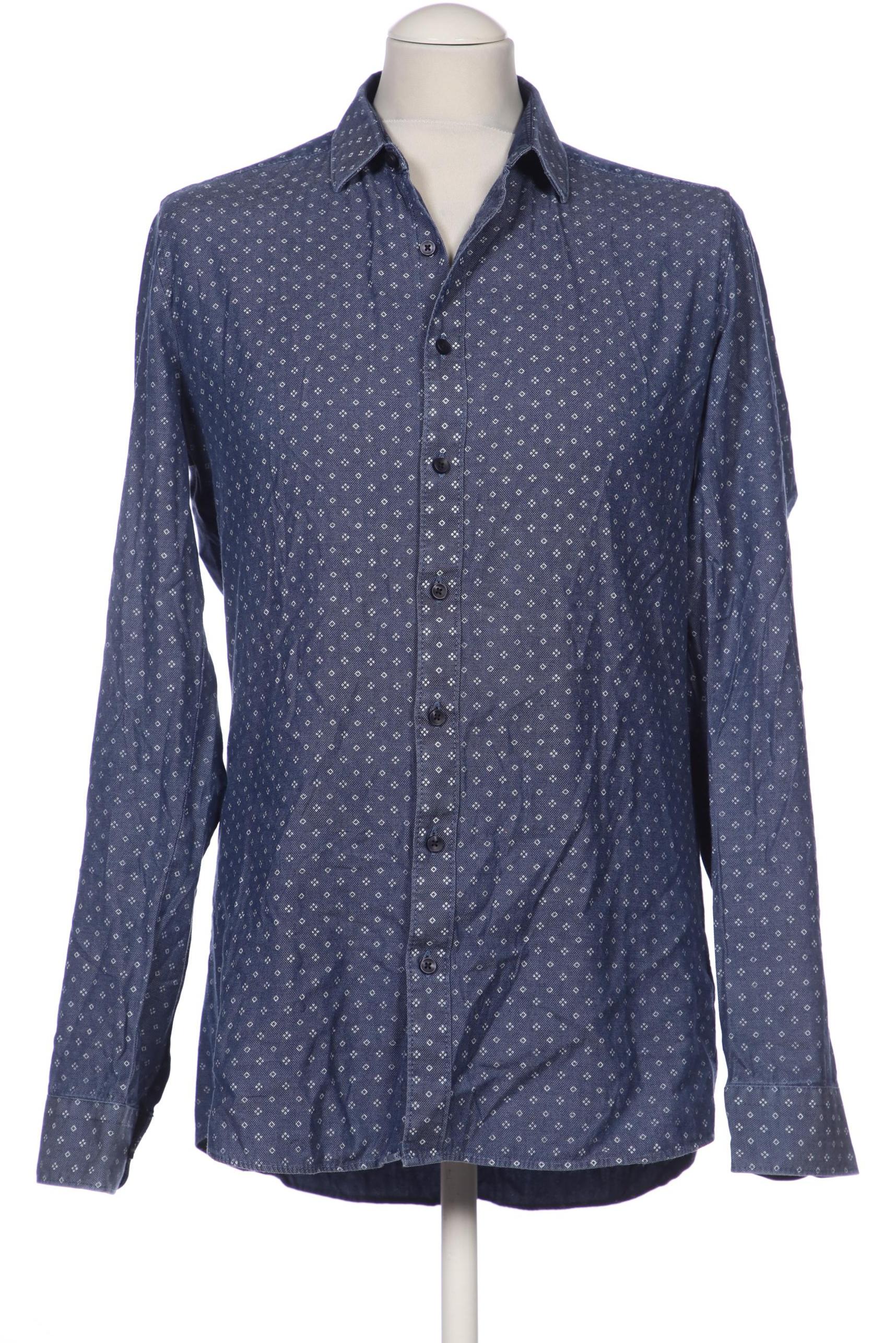 

Olymp Herren Hemd, blau