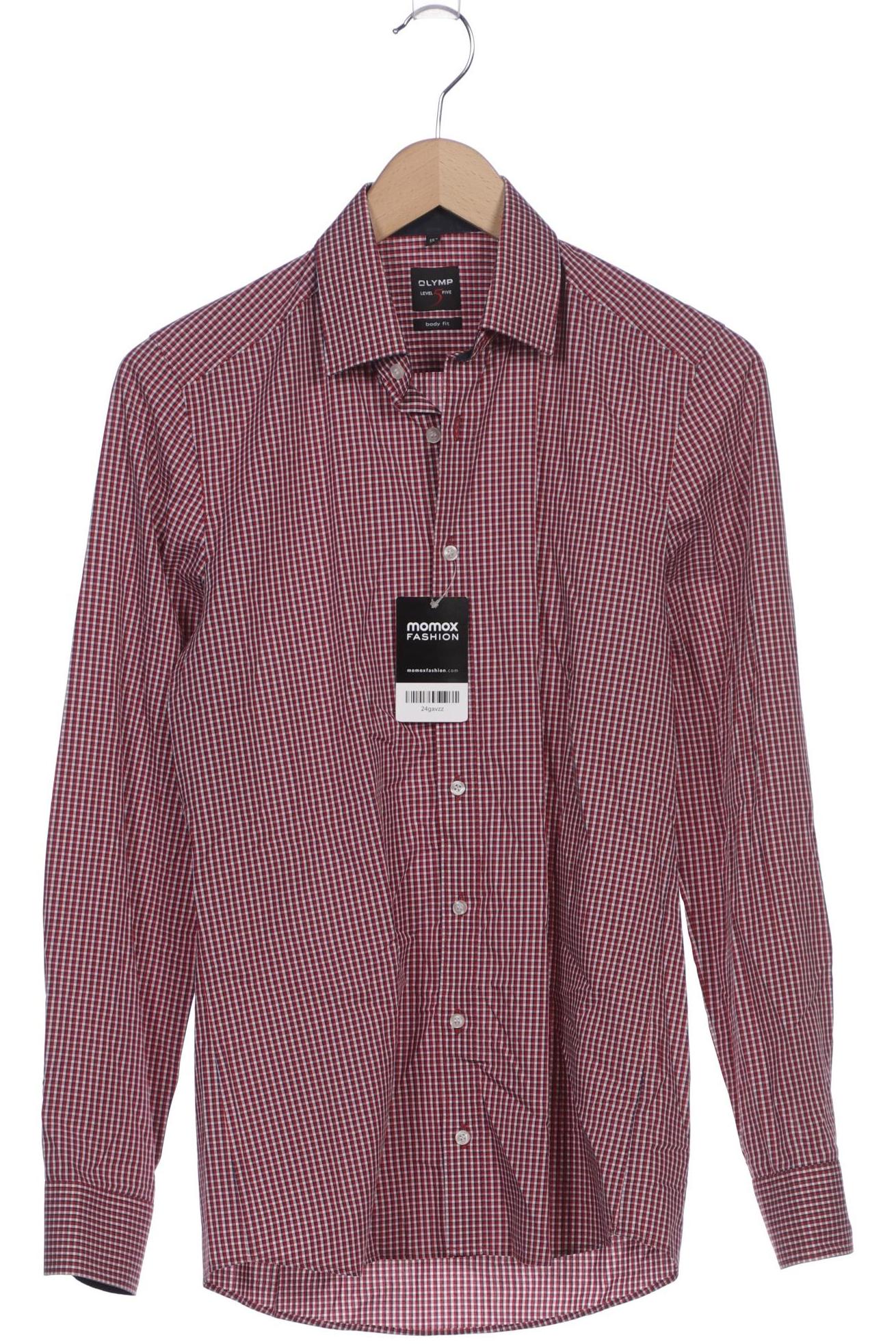 

Olymp Herren Hemd, rot, Gr. 46