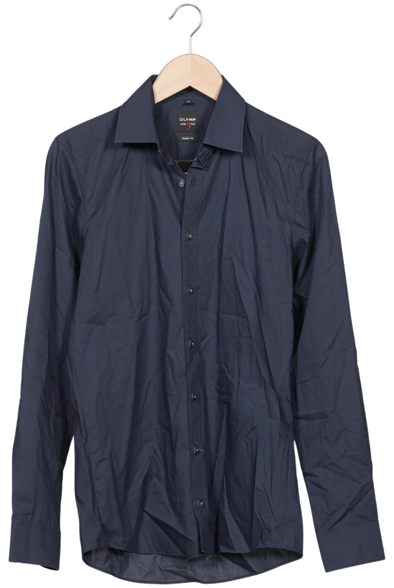 

Olymp Herren Hemd, marineblau, Gr. 46