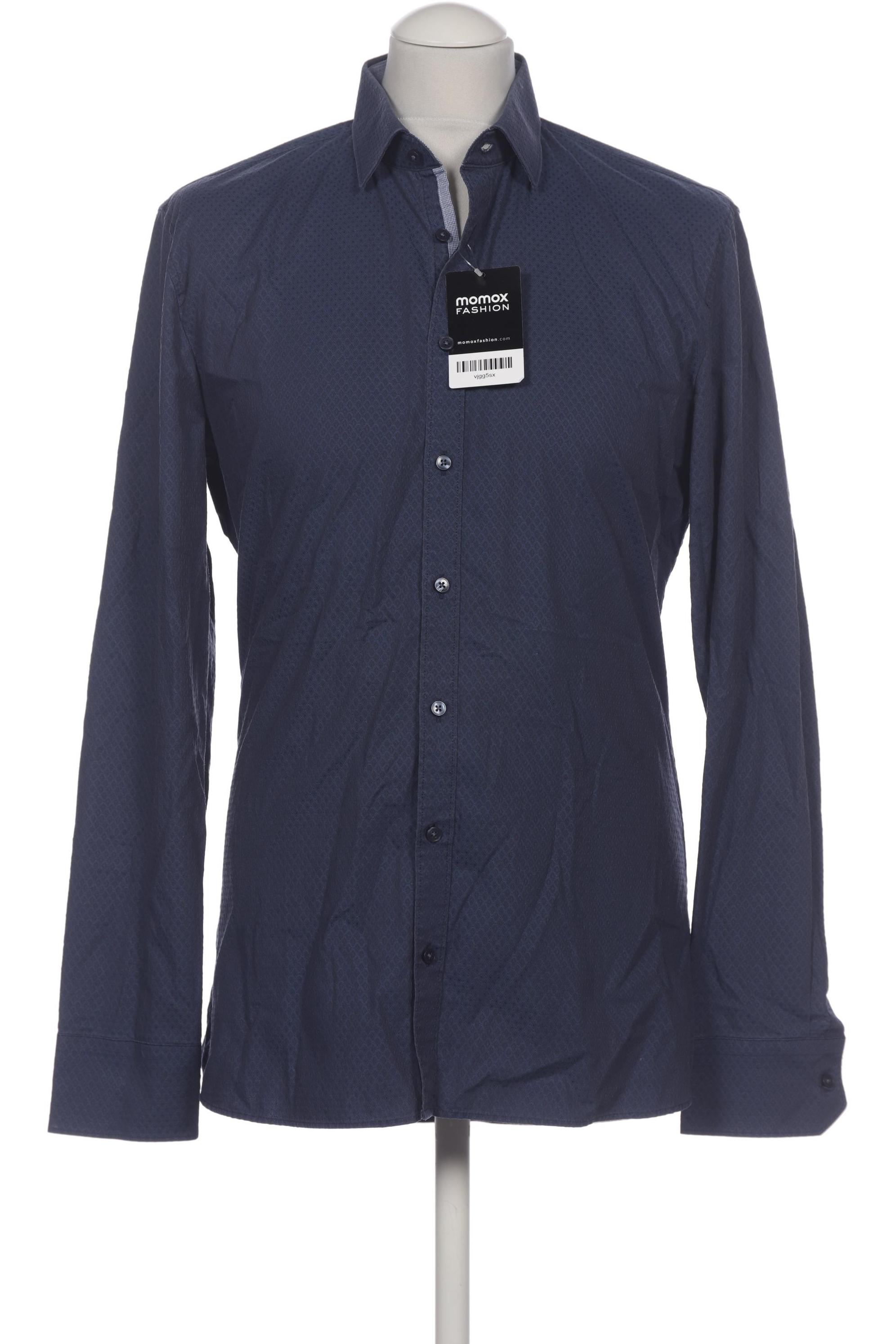 

Olymp Herren Hemd, marineblau, Gr. 48