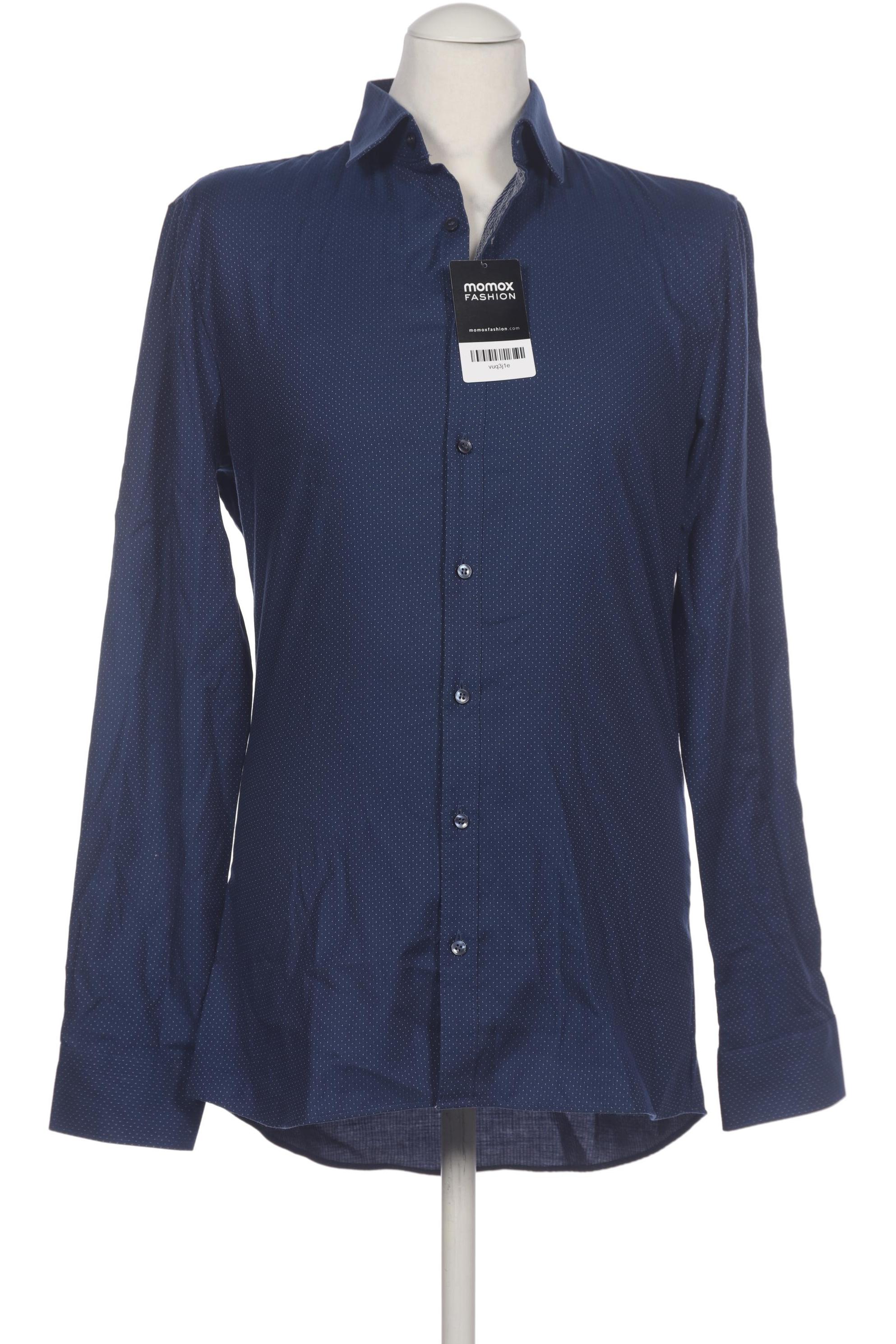 

Olymp Herren Hemd, marineblau, Gr. 50