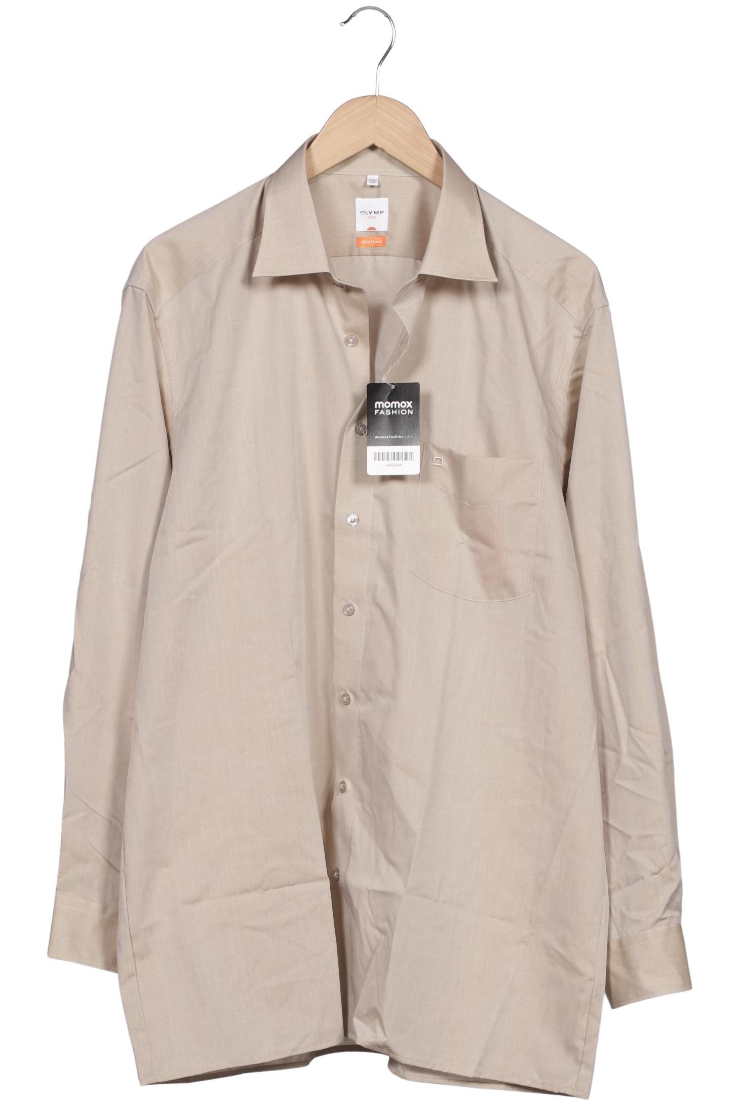 

Olymp Herren Hemd, beige, Gr. 56
