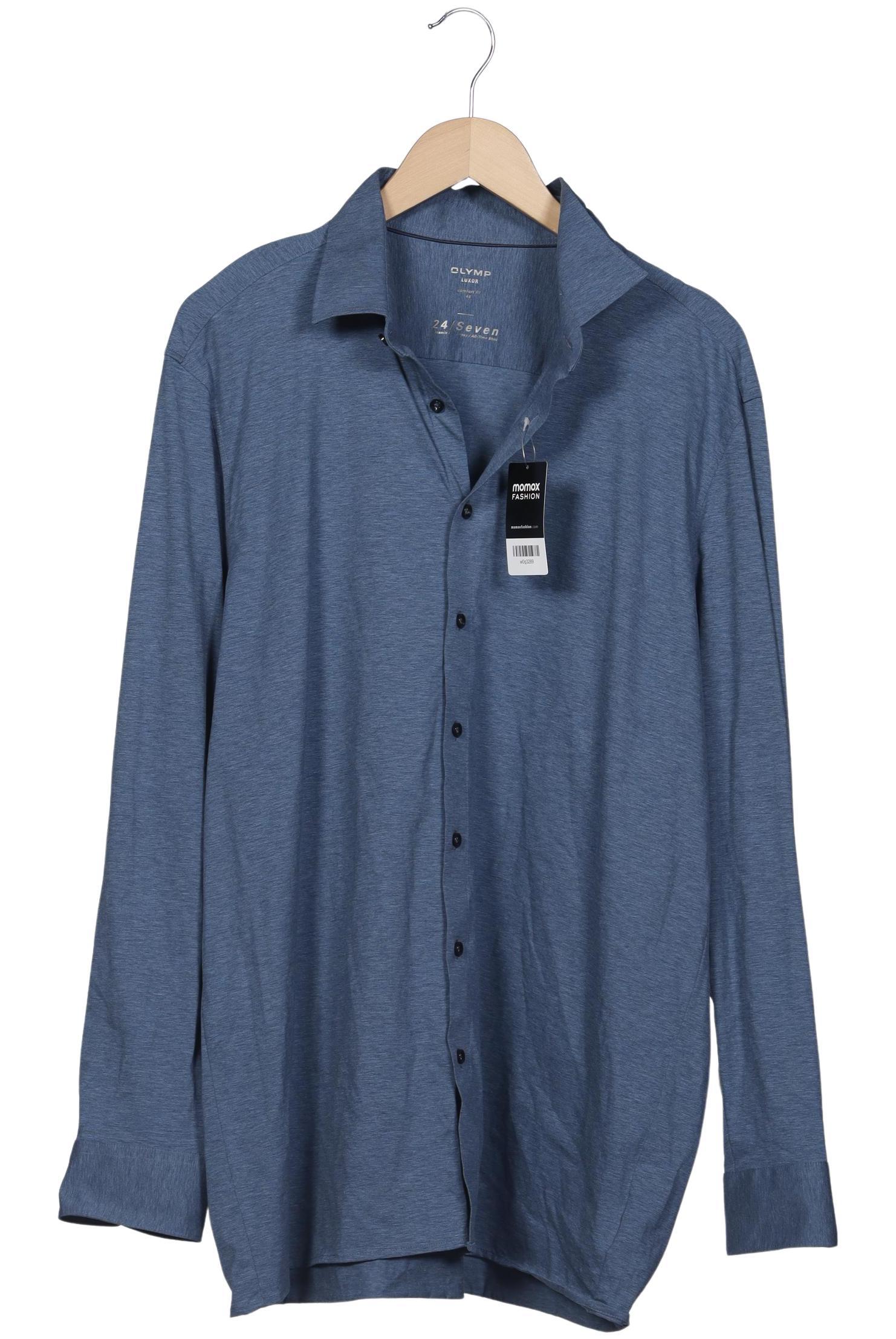 

Olymp Herren Hemd, blau, Gr. 56