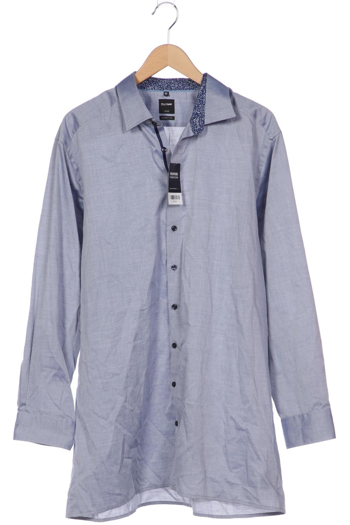

Olymp Herren Hemd, blau
