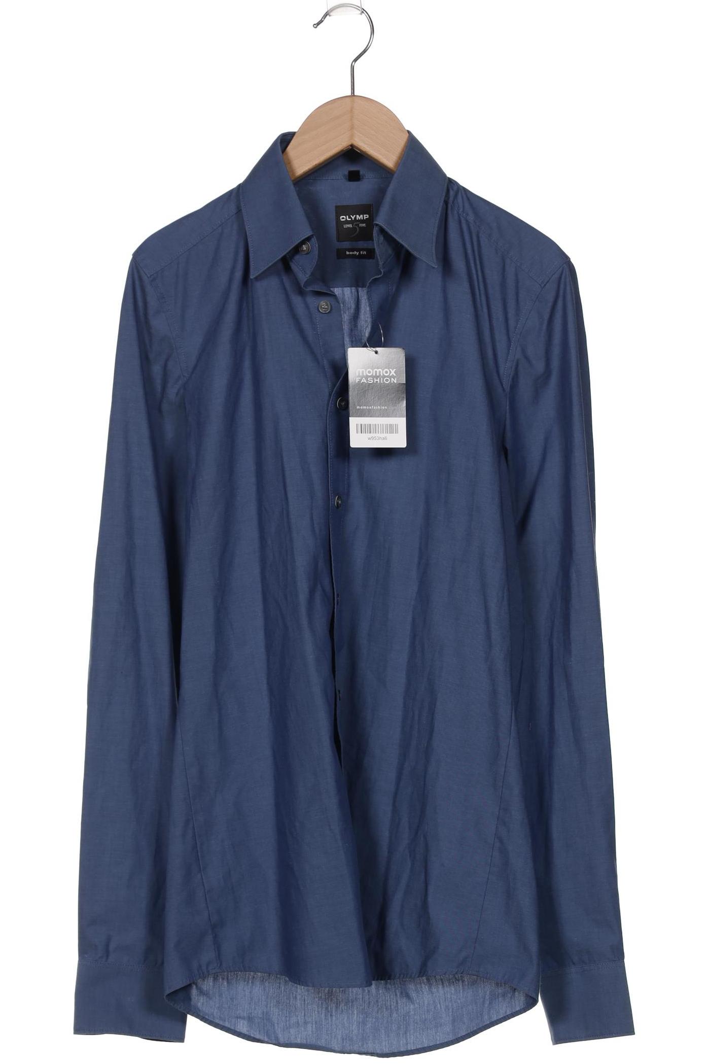

Olymp Herren Hemd, marineblau, Gr. 46