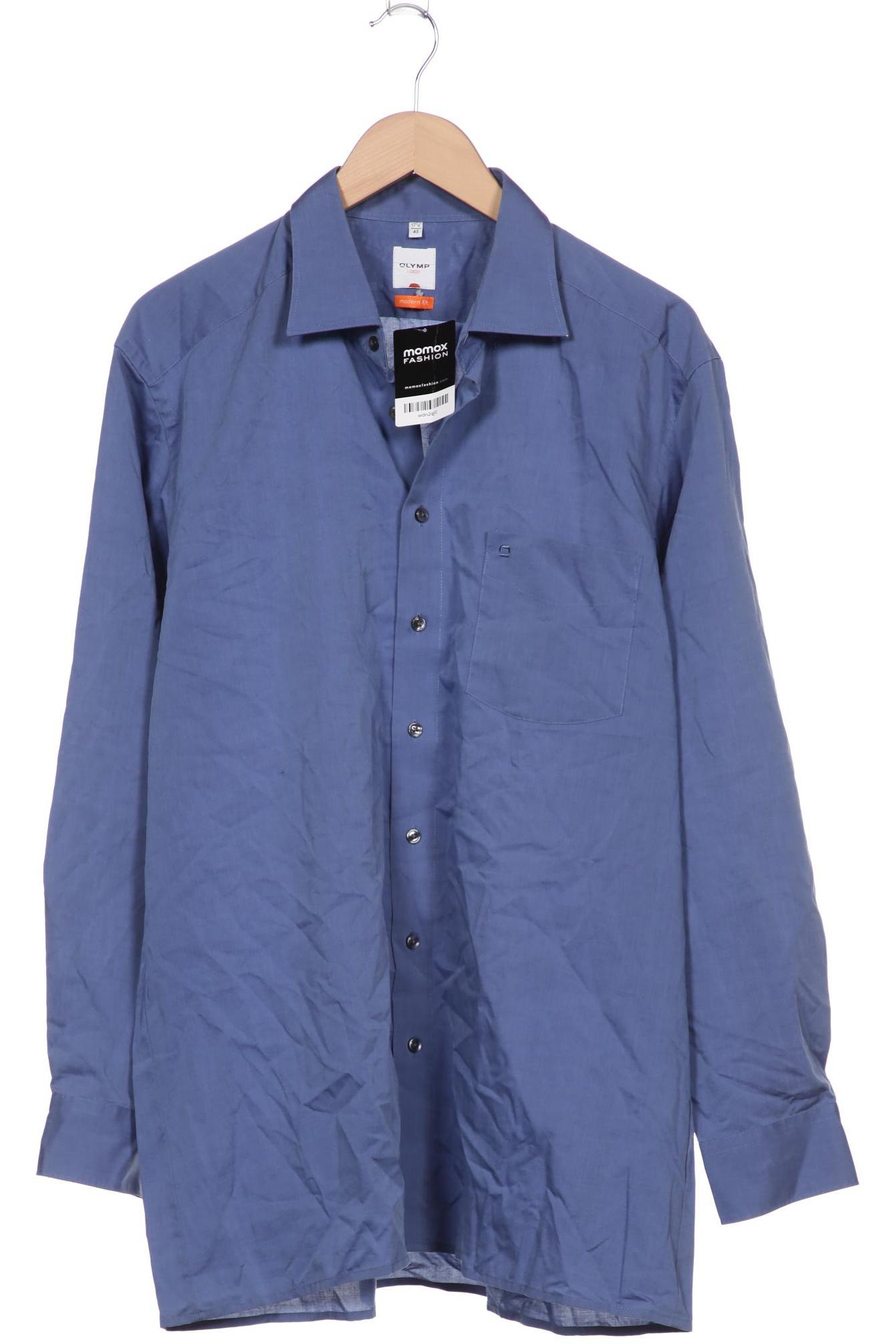 

Olymp Herren Hemd, blau
