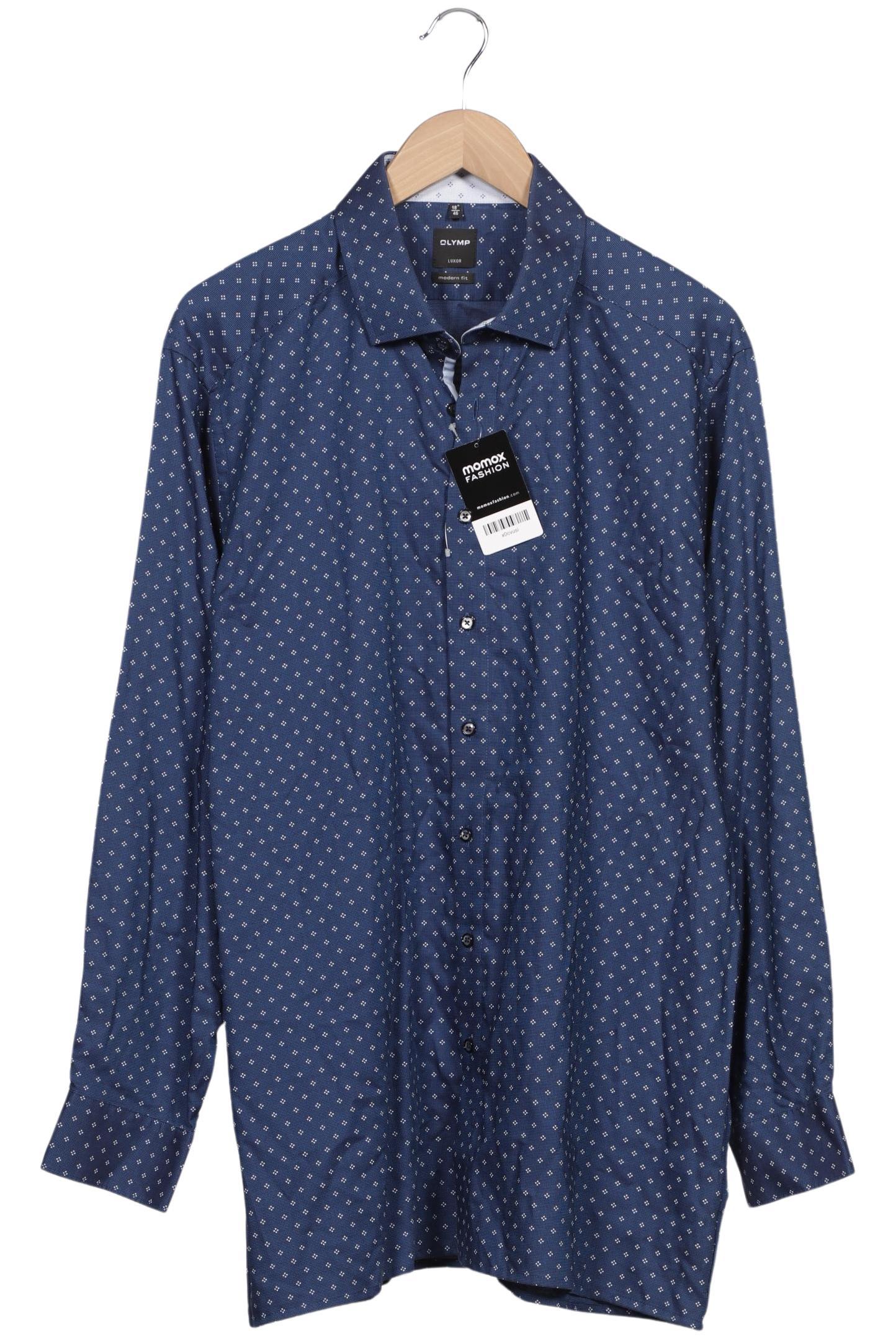

Olymp Herren Hemd, blau, Gr. 56