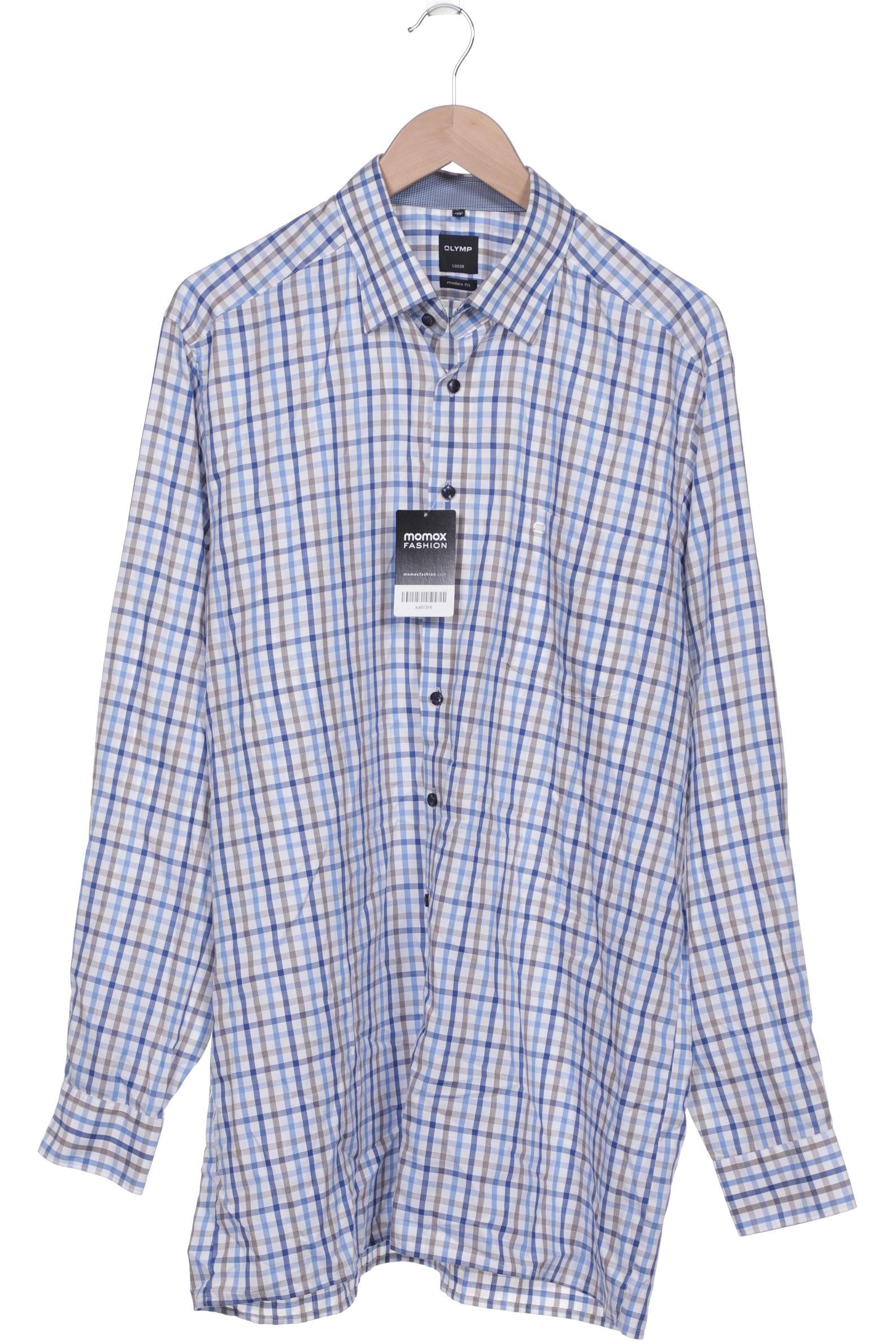 

Olymp Herren Hemd, blau