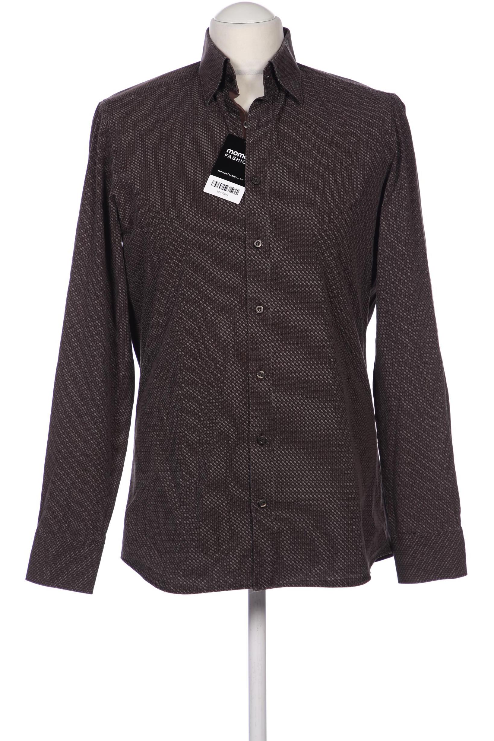 

Olymp Herren Hemd, braun, Gr. 50