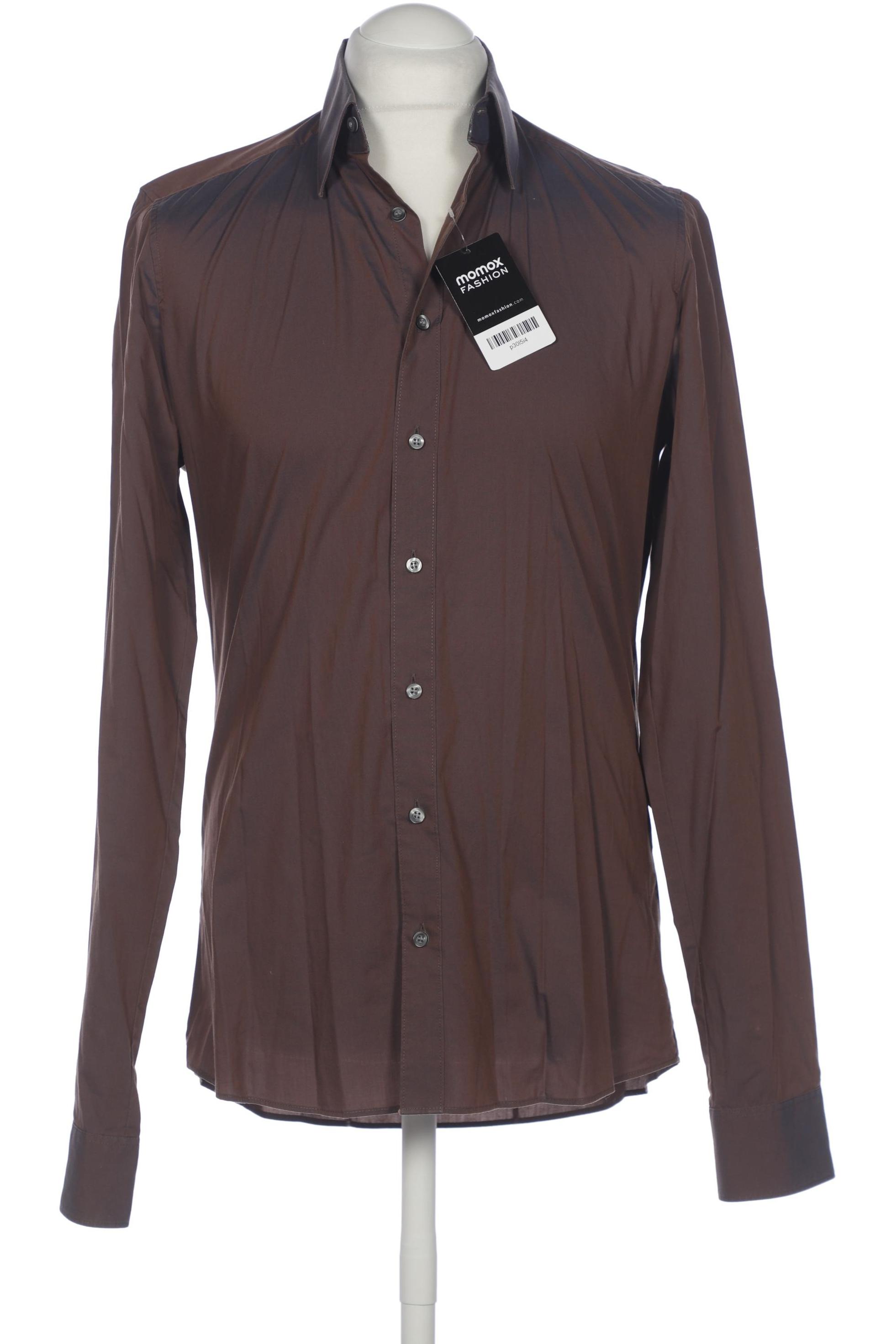 

Olymp Herren Hemd, braun, Gr. 50