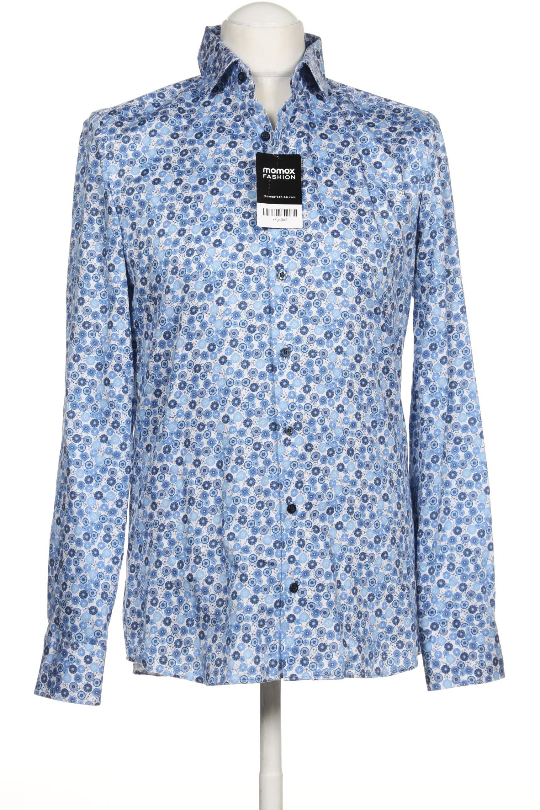 

Olymp Herren Hemd, blau