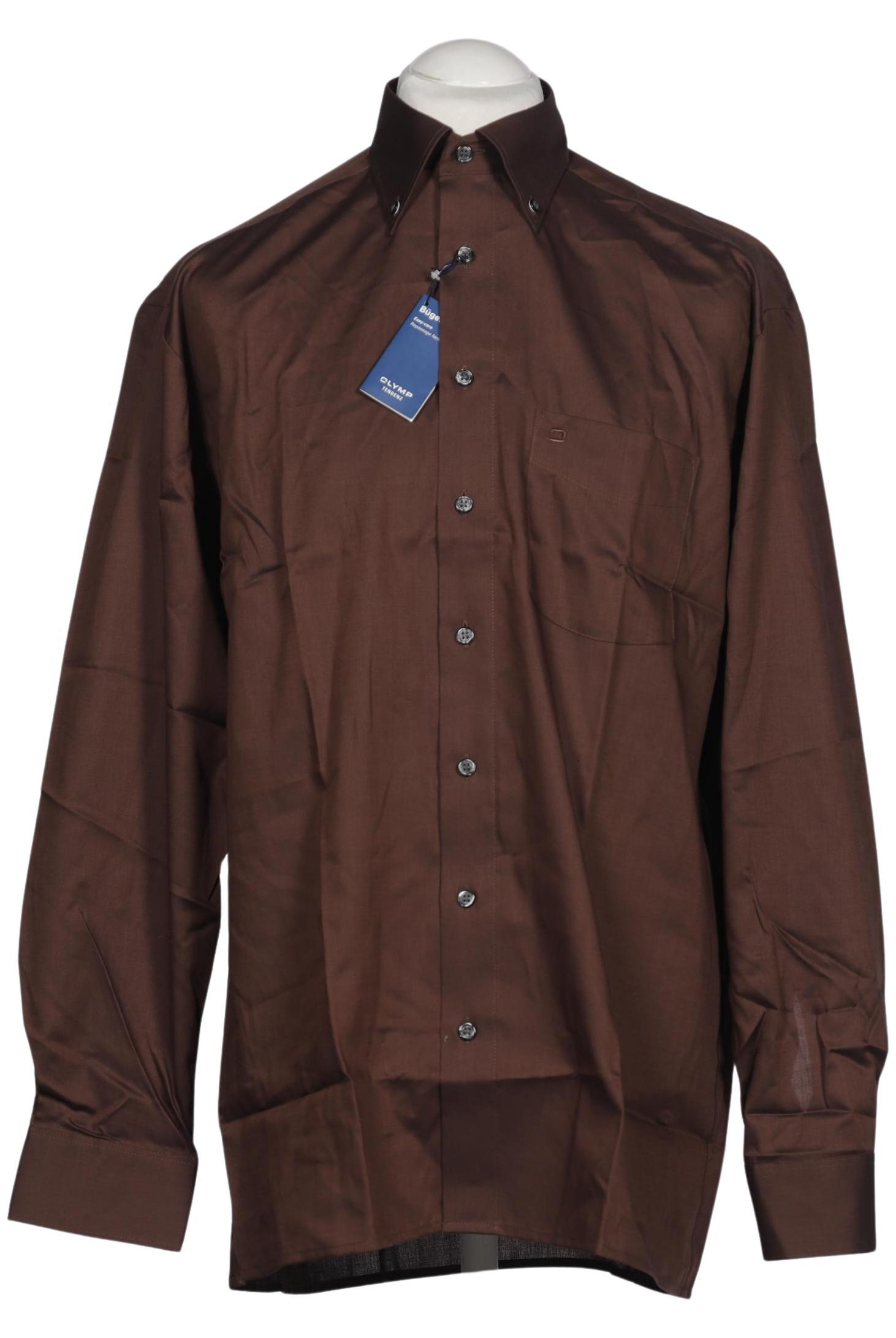 

Olymp Herren Hemd, braun, Gr. 52