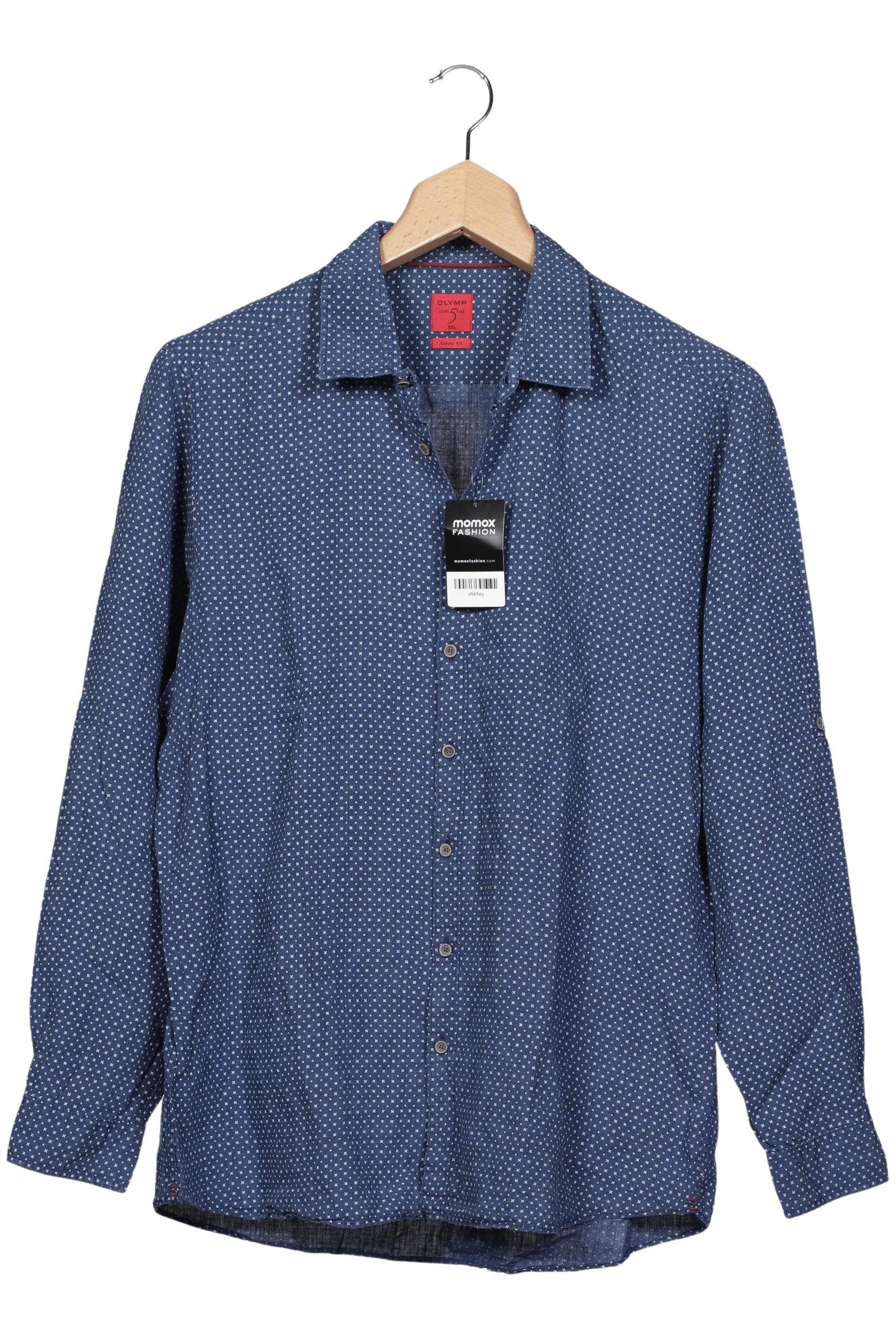 

Olymp Herren Hemd, marineblau, Gr. 56